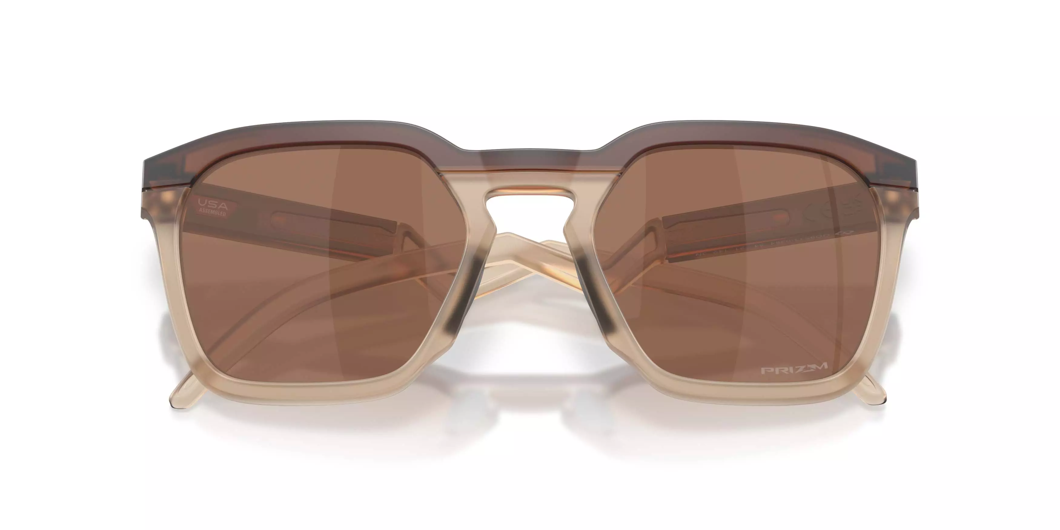 Oakley HSTN SQ Prizm Tungsten Sunglasses &ndash; Matte Rootbeer - BROWN