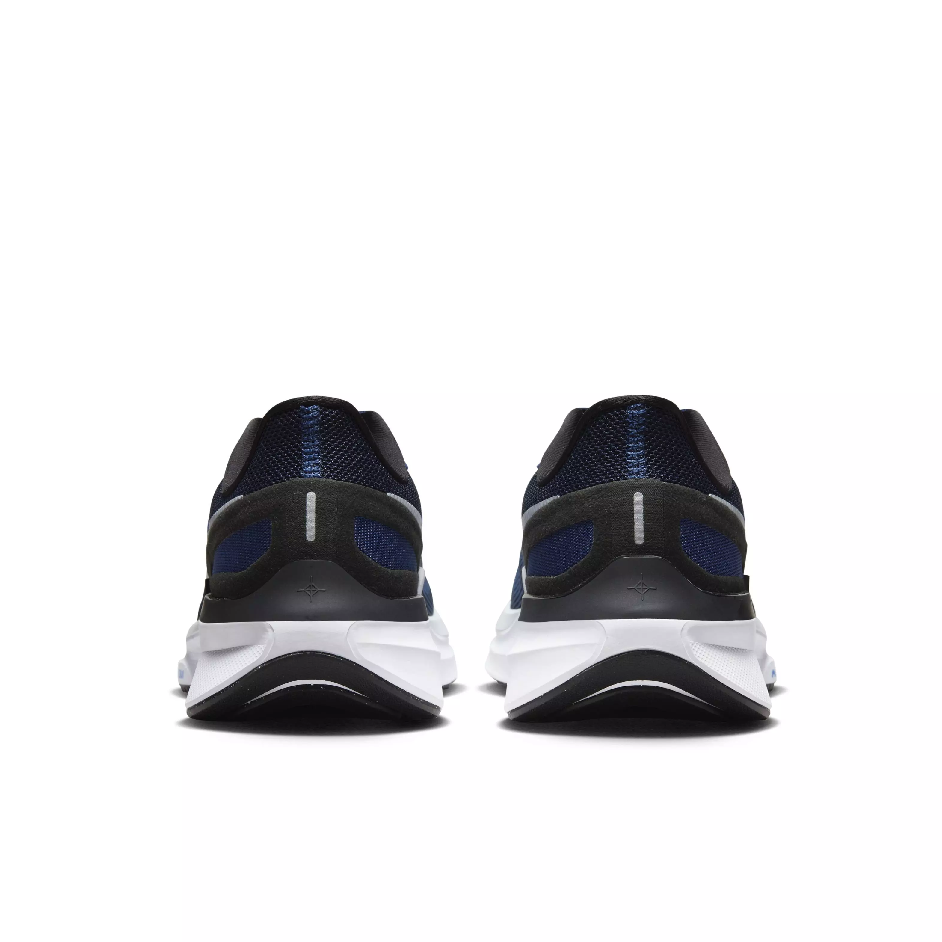 Nike Structure 25 "Midnight Navy/White/Black/Pure Platinum" Men's Running Shoe - NAVY/WHITE/BLACK/PLATINUM