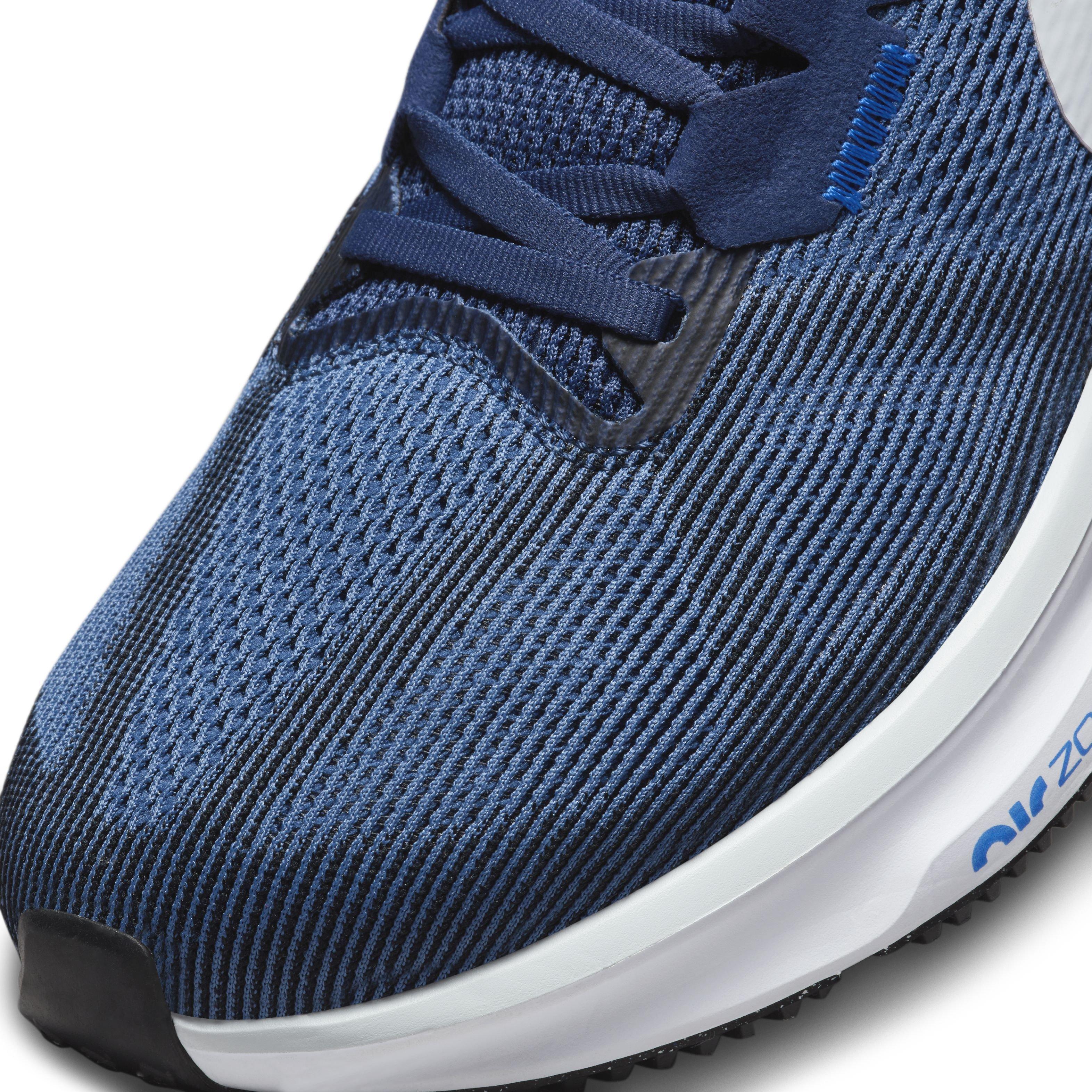 Nike Structure 25 "Midnight Navy/White/Black/Pure Platinum" Men's Running Shoe - NAVY/WHITE/BLACK/PLATINUM Thumbnail View 7