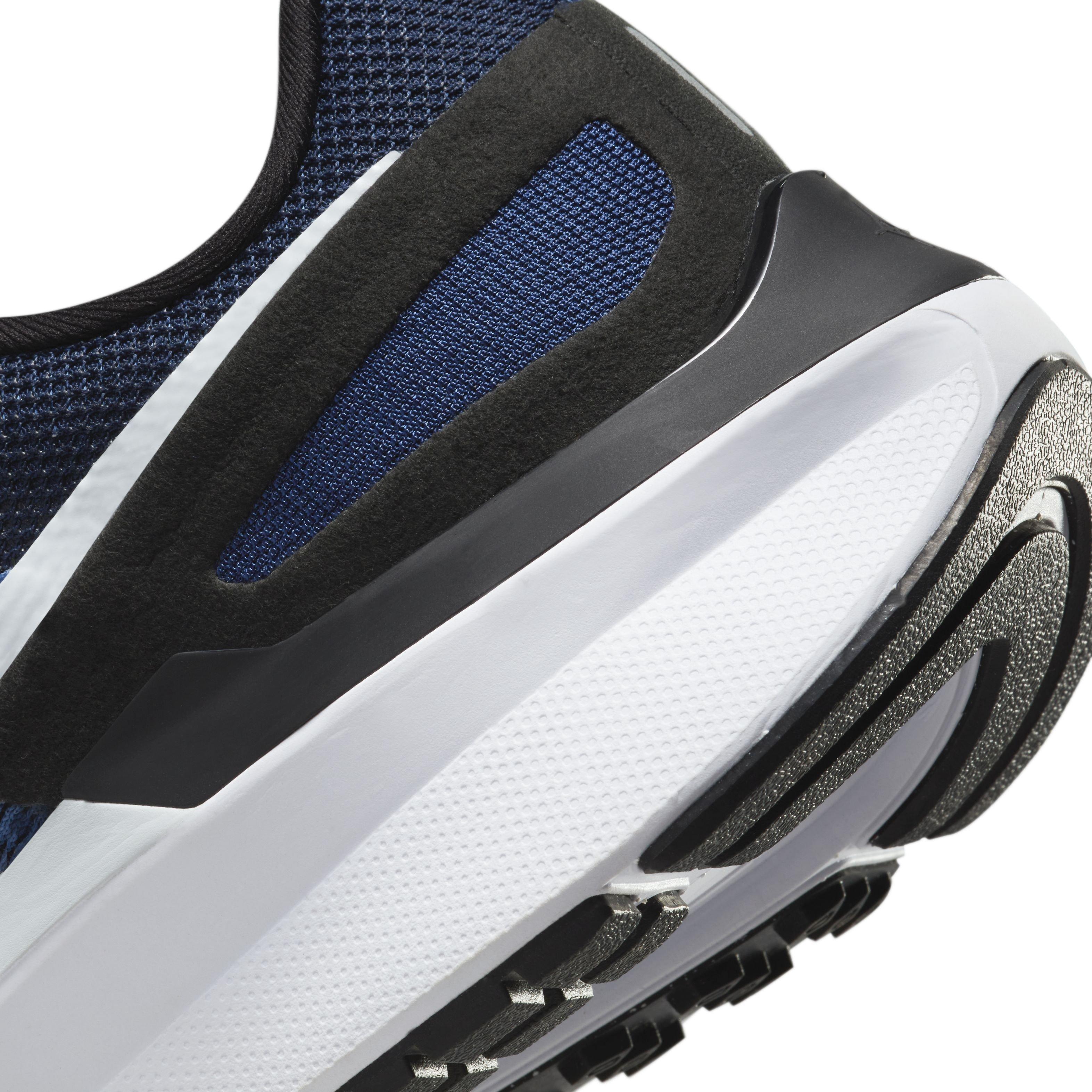 Nike Structure 25 "Midnight Navy/White/Black/Pure Platinum" Men's Running Shoe - NAVY/WHITE/BLACK/PLATINUM Thumbnail View 8