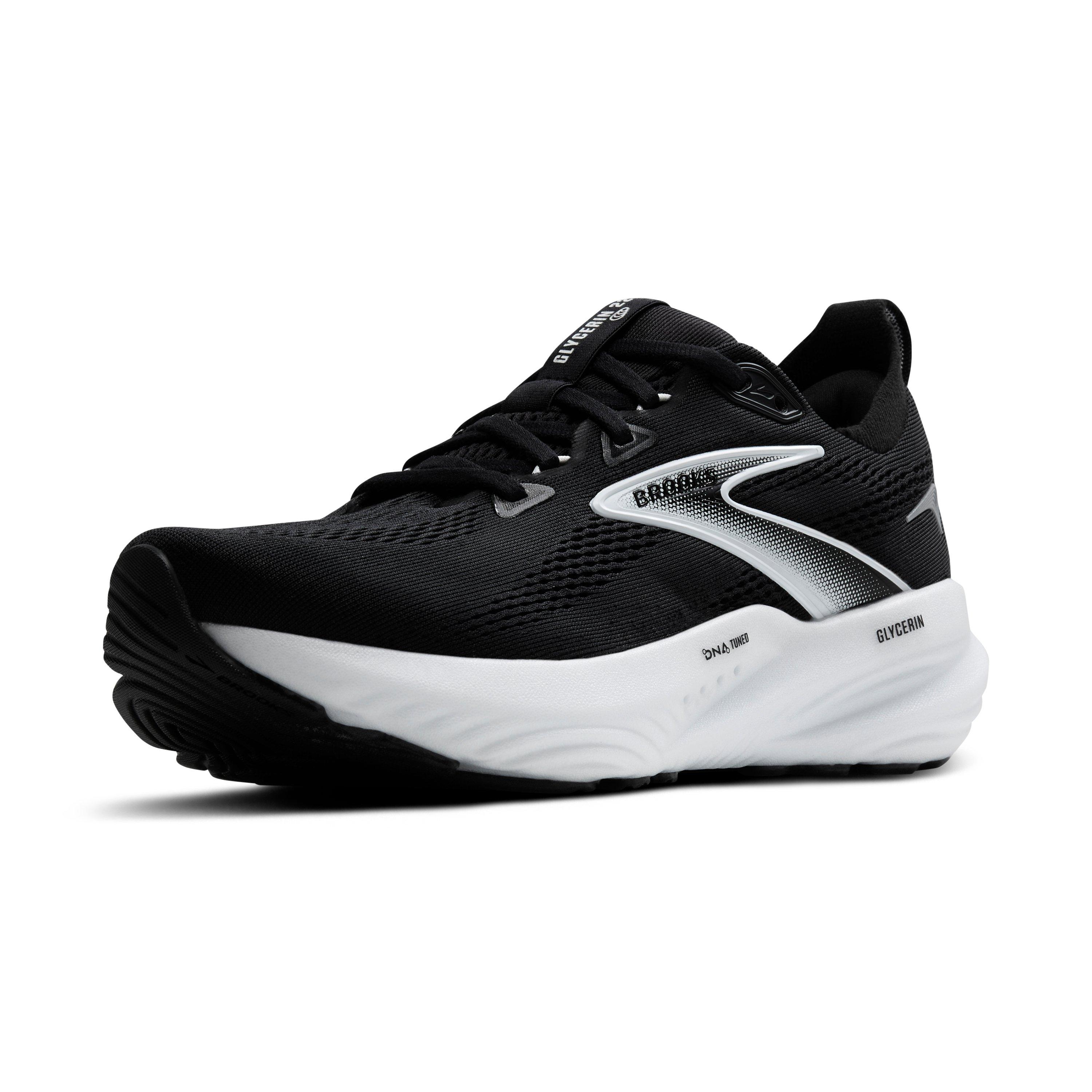 Brooks Glycerin 22 "Black/Grey/White" Women's Running Shoe - BLACK/GREY/WHITE Thumbnail View 3