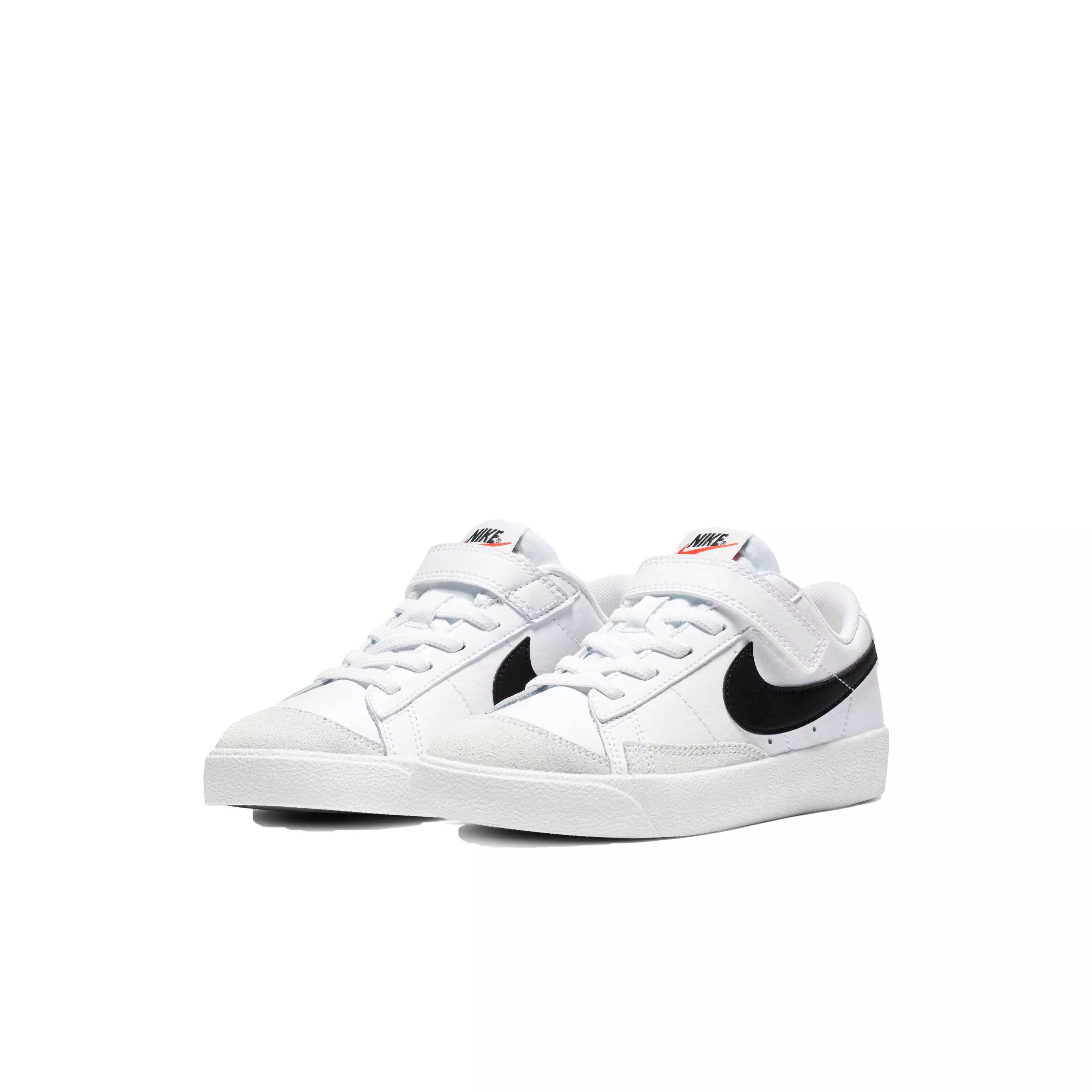 Nike Blazer Low '77 "White/Black/Team Orange" Preschool Boys' Shoe - WHITE/BLACK/ORANGE