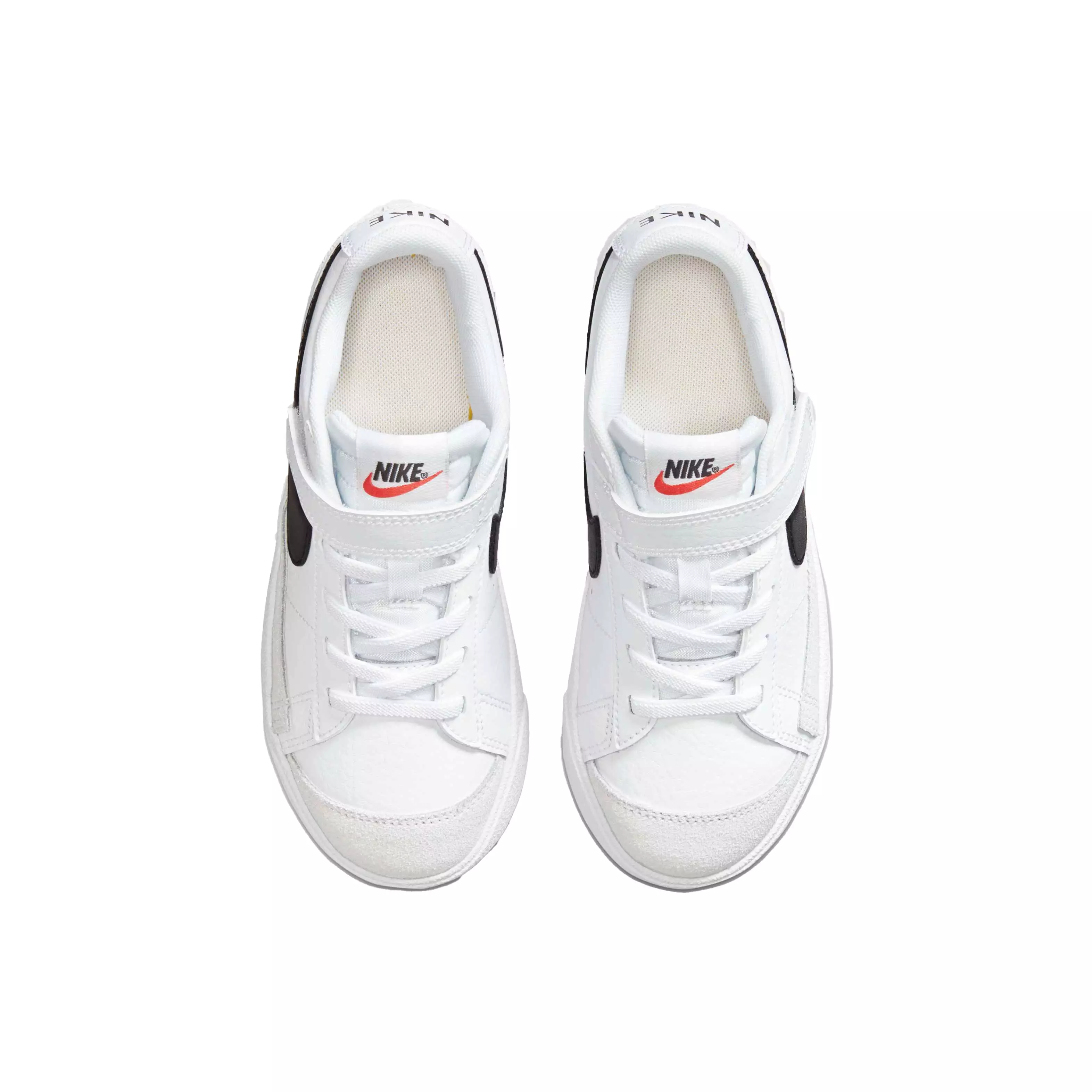 Nike Blazer Low '77 "White/Black/Team Orange" Preschool Boys' Shoe - WHITE/BLACK/ORANGE