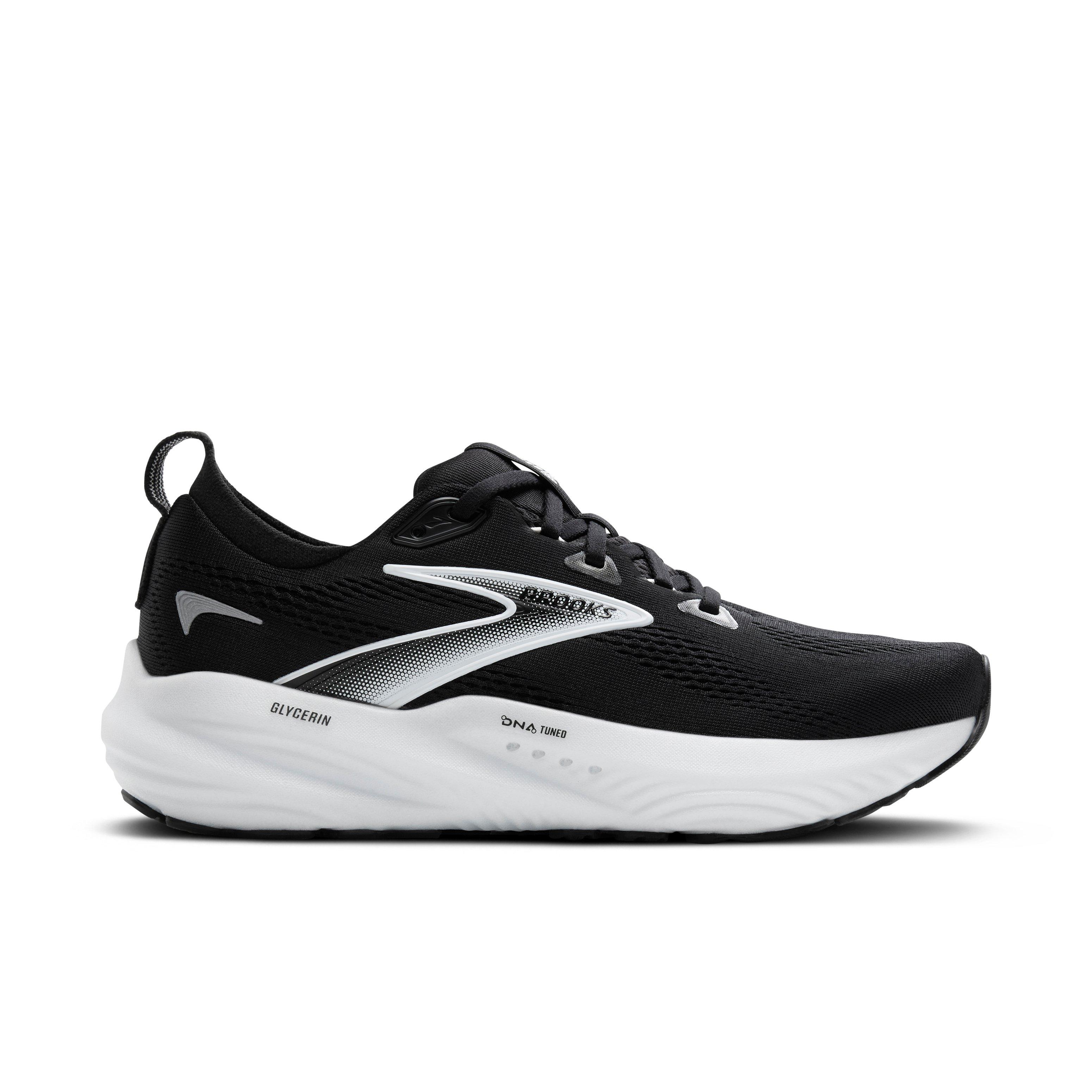 Brooks Glycerin 22 "Black/Grey/White" Women's Wide Running Shoe - BLACK/GREY/WHITE Thumbnail View 1