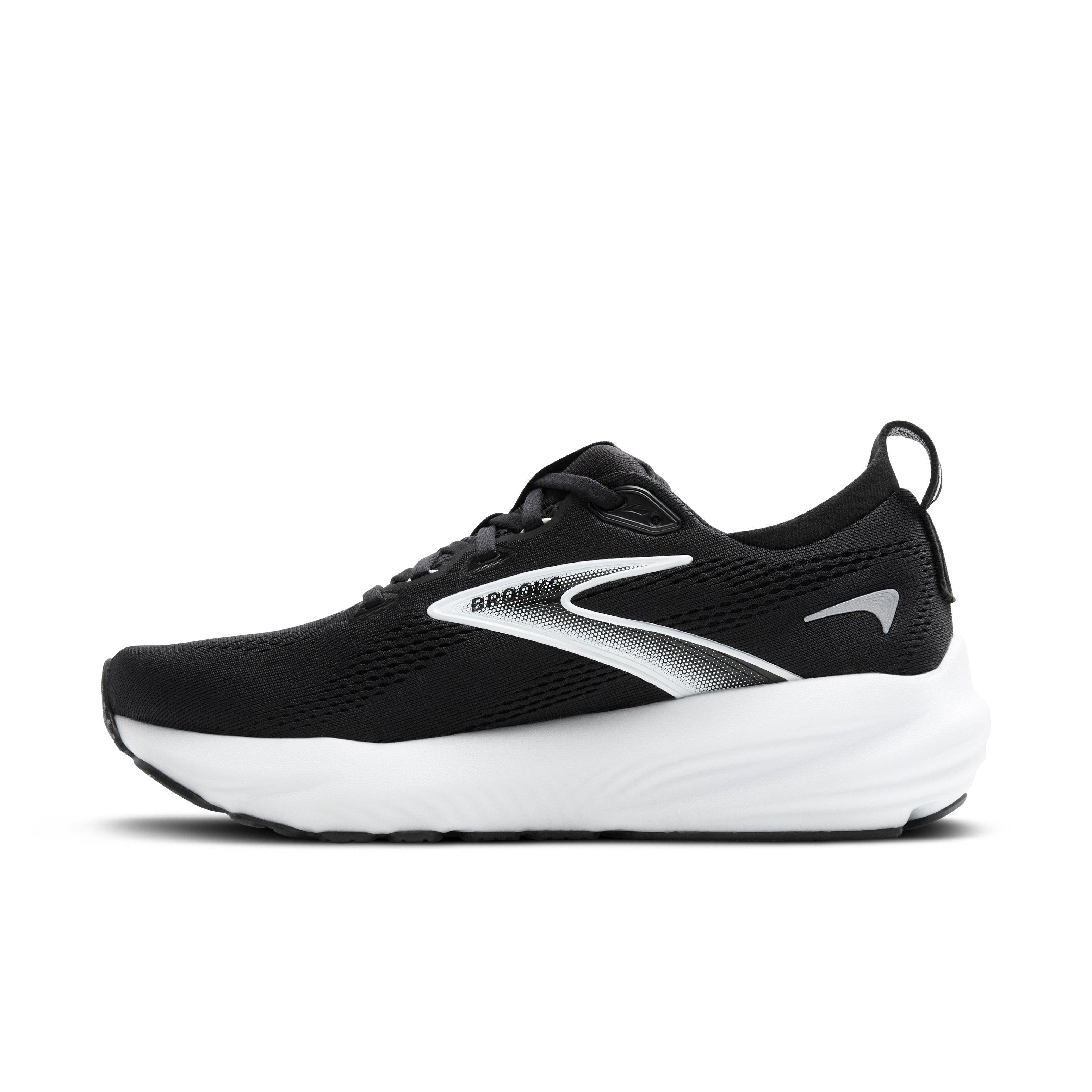 Brooks Glycerin 22 "Black/Grey/White" Women's Wide Running Shoe - BLACK/GREY/WHITE Thumbnail View 2