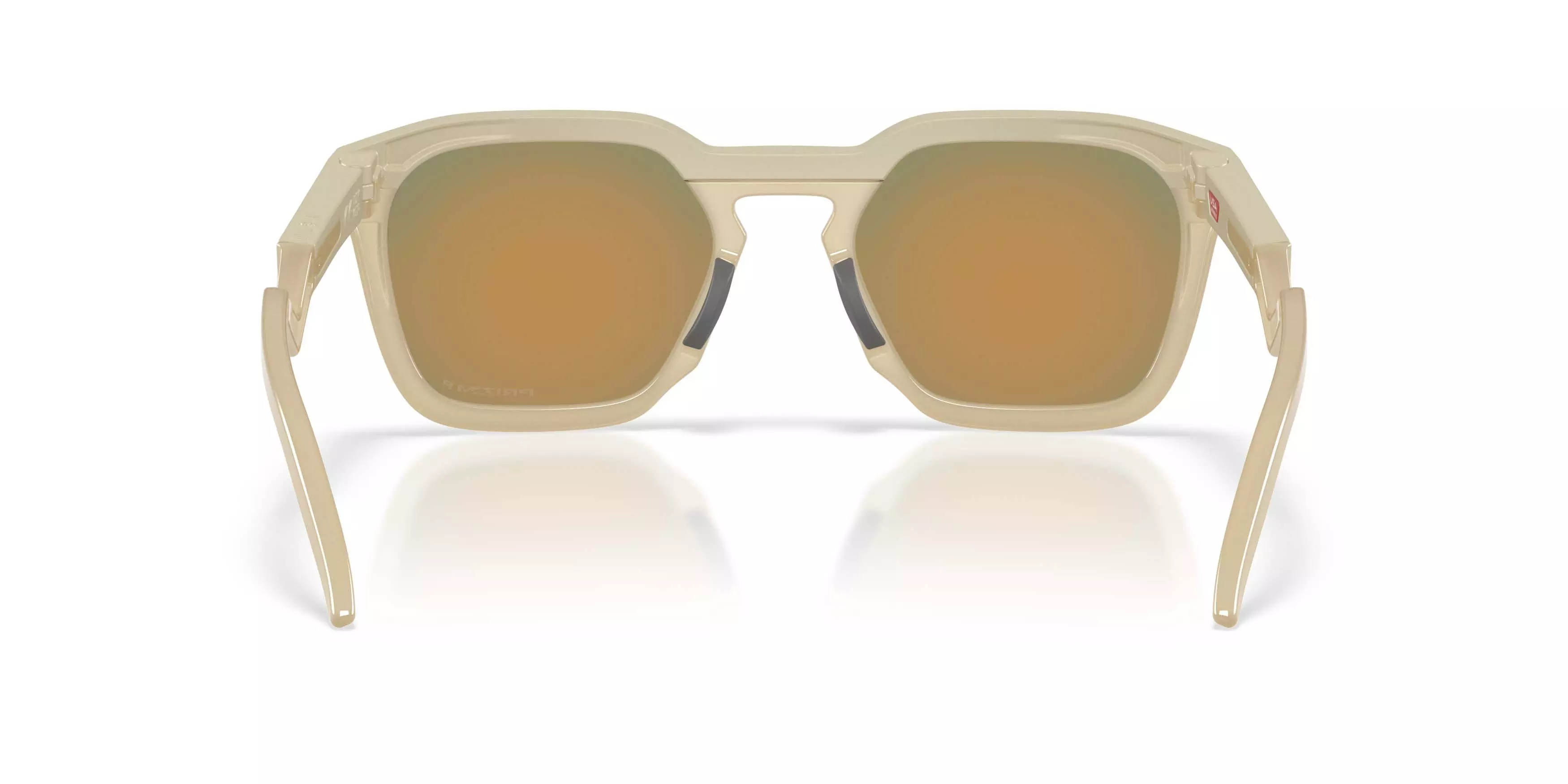 Oakley HSTN SQ Prizm Ruby Polarized Sunglasses &ndash; Matte Sand - BROWN/RED