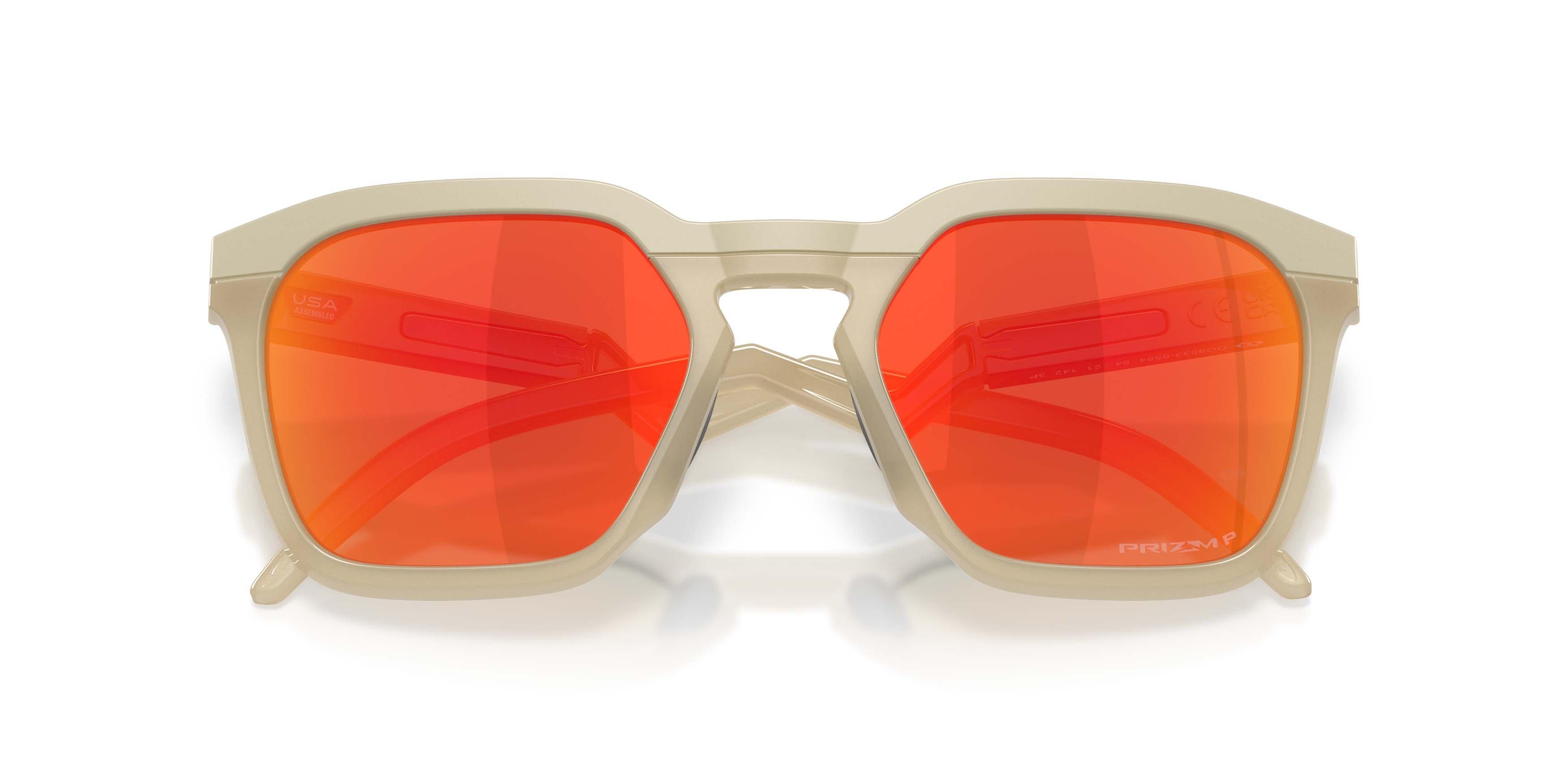 Oakley HSTN SQ Prizm Ruby Polarized Sunglasses &ndash; Matte Sand - BROWN/RED Thumbnail View 7