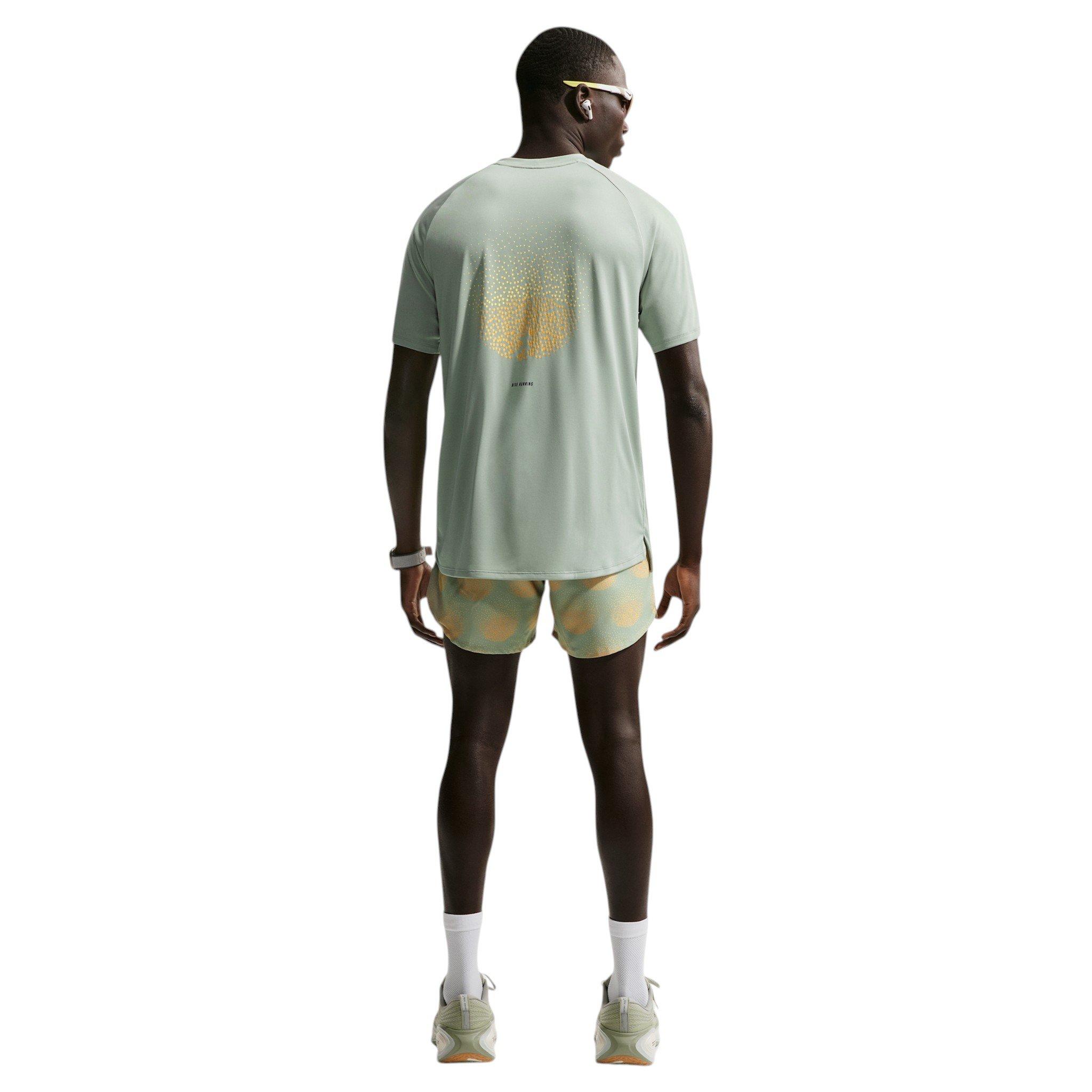 Nike Men's Stride Dri-FIT 5" Brief-Lined Running Shorts - Light Green - LIGHT GREEN