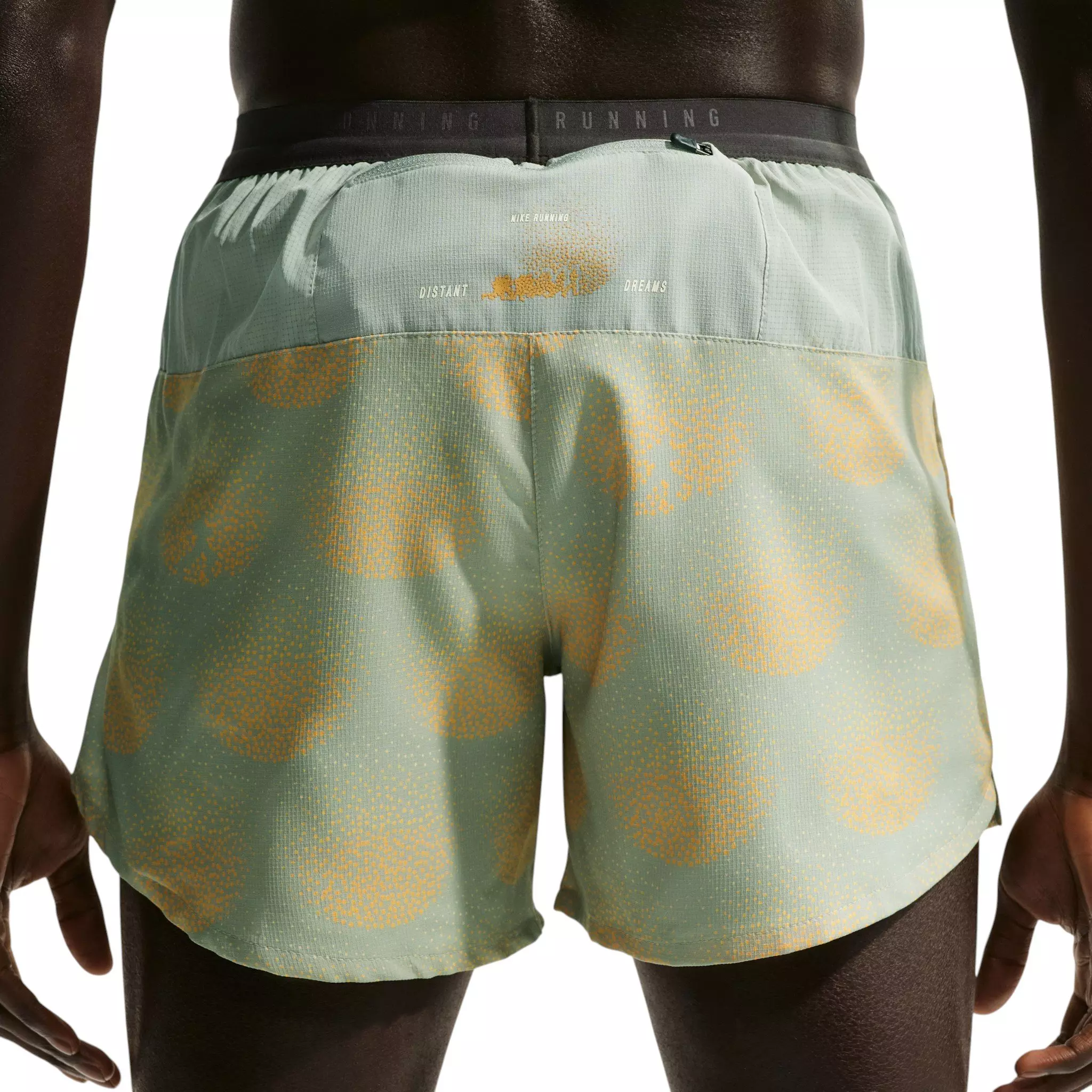Nike Men's Stride Dri-FIT 5" Brief-Lined Running Shorts - Light Green - LIGHT GREEN