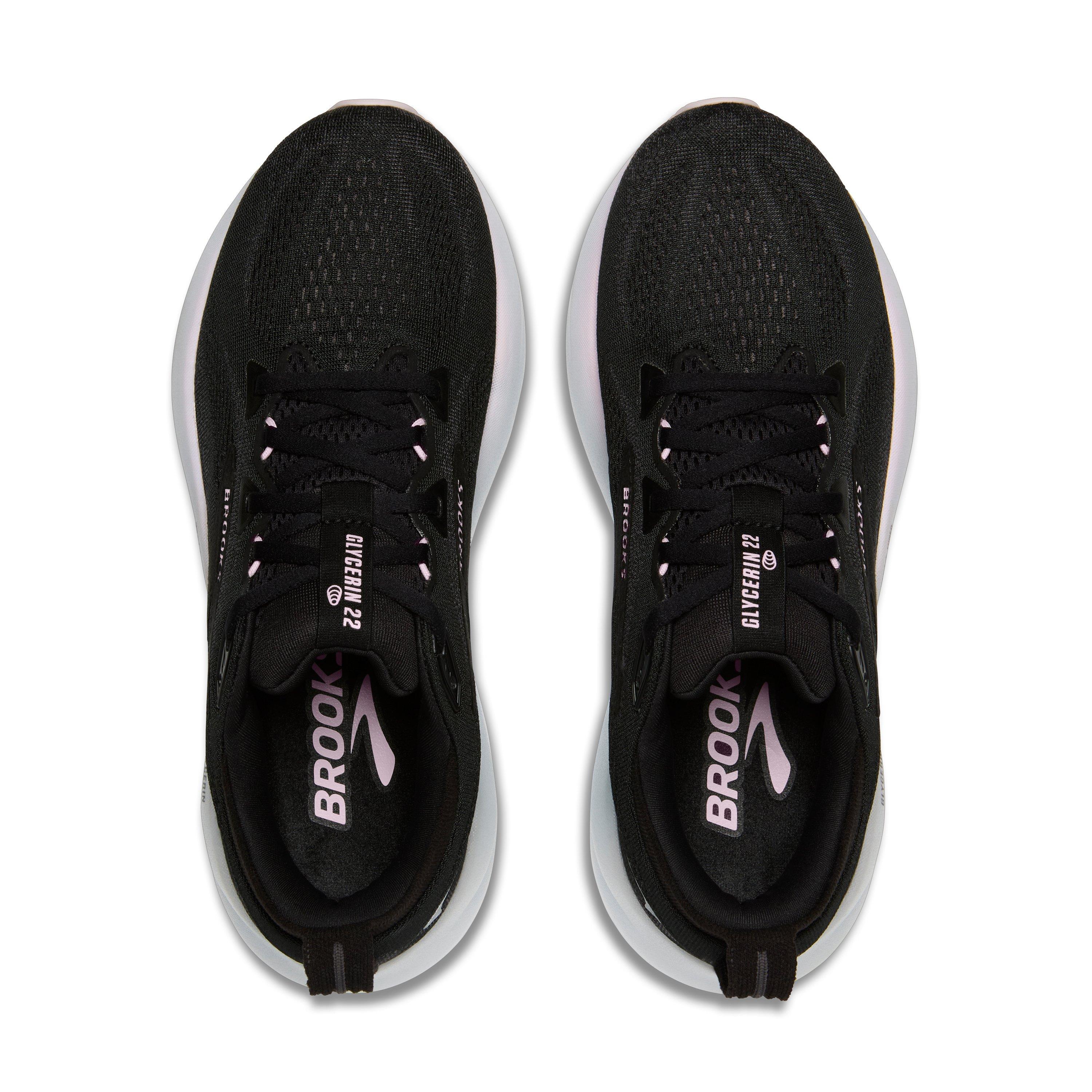 Brooks Glycerin 22 "Black/Orchid Ice/White" Women's Running Shoe - BLACK/ORCHID/WHITE Thumbnail View 5