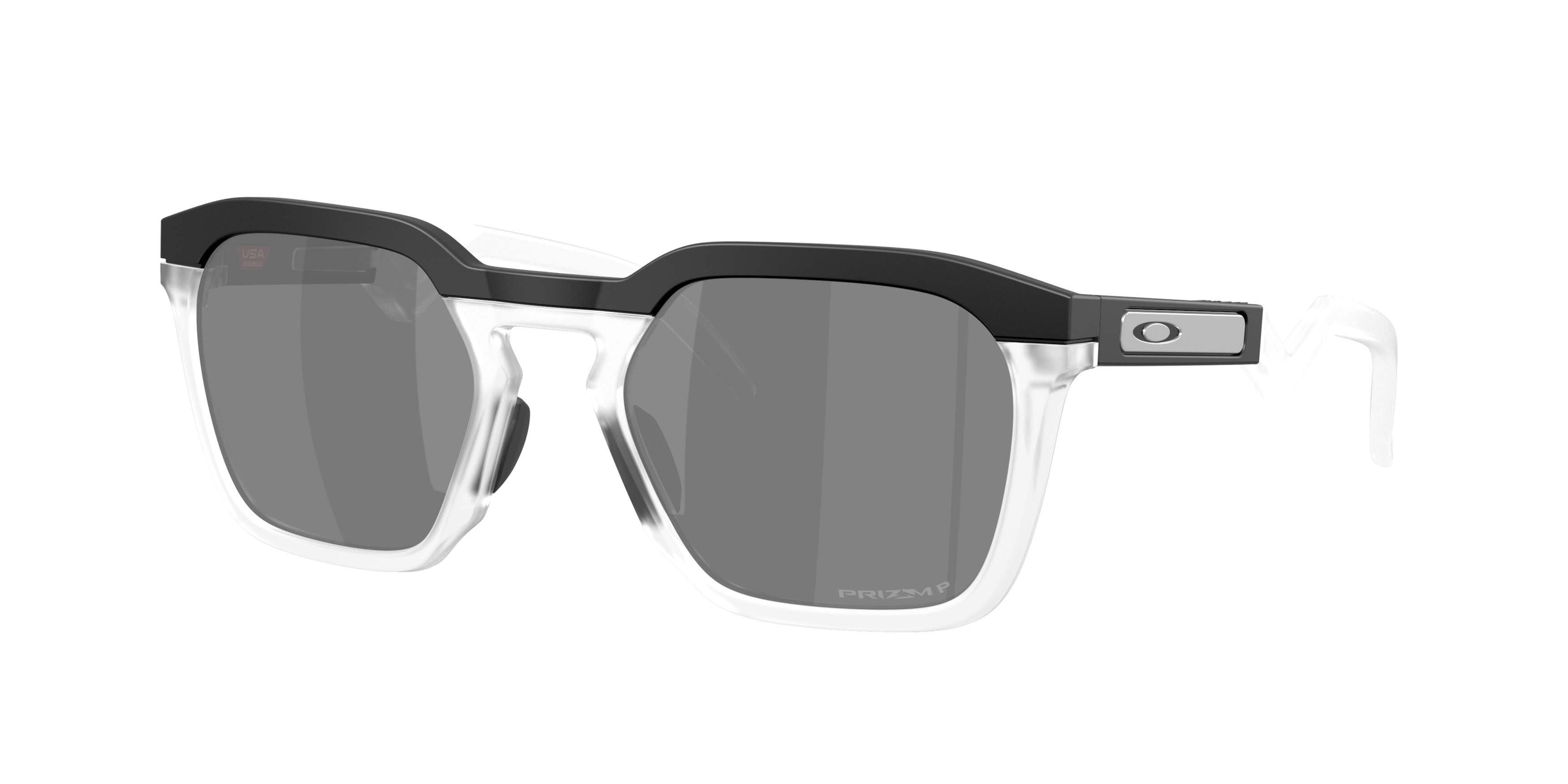Oakley HSTN SQ Prizm Black Polarized Sunglasses &ndash; Matte Black - BLACK/GREY Thumbnail View 1