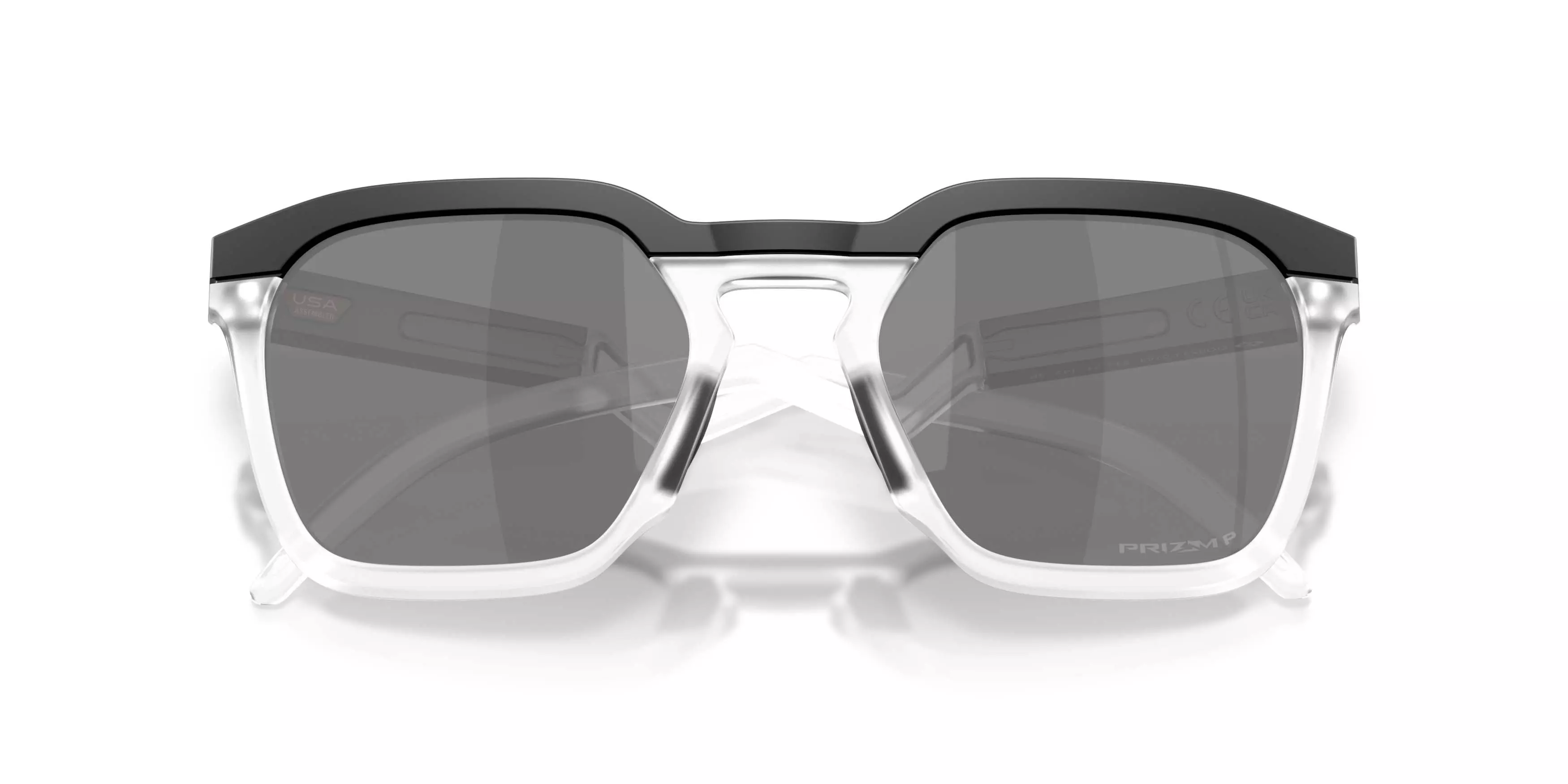 Oakley HSTN SQ Prizm Black Polarized Sunglasses &ndash; Matte Black - BLACK/GREY