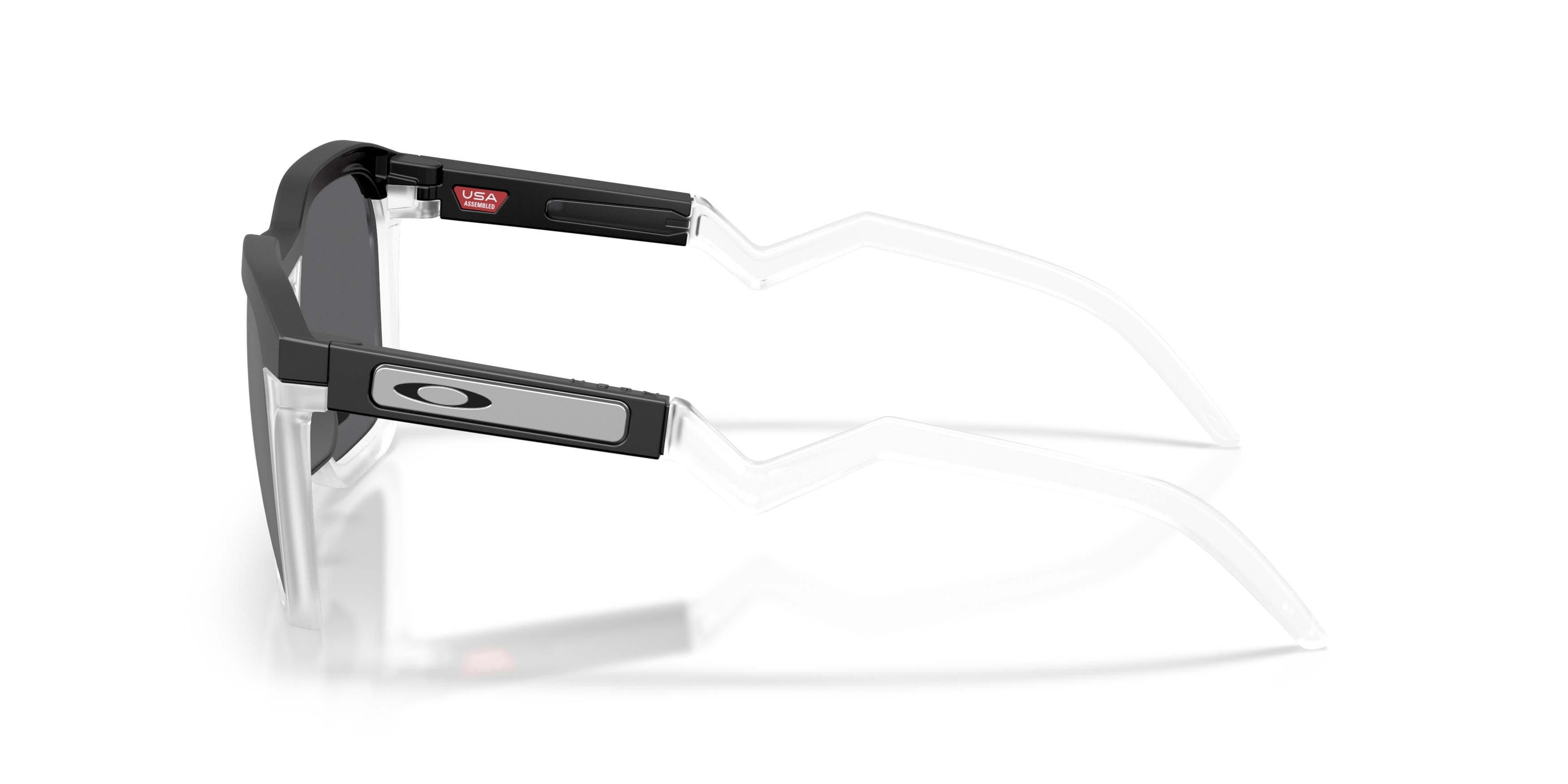 Oakley HSTN SQ Prizm Black Polarized Sunglasses &ndash; Matte Black - BLACK/GREY Thumbnail View 8