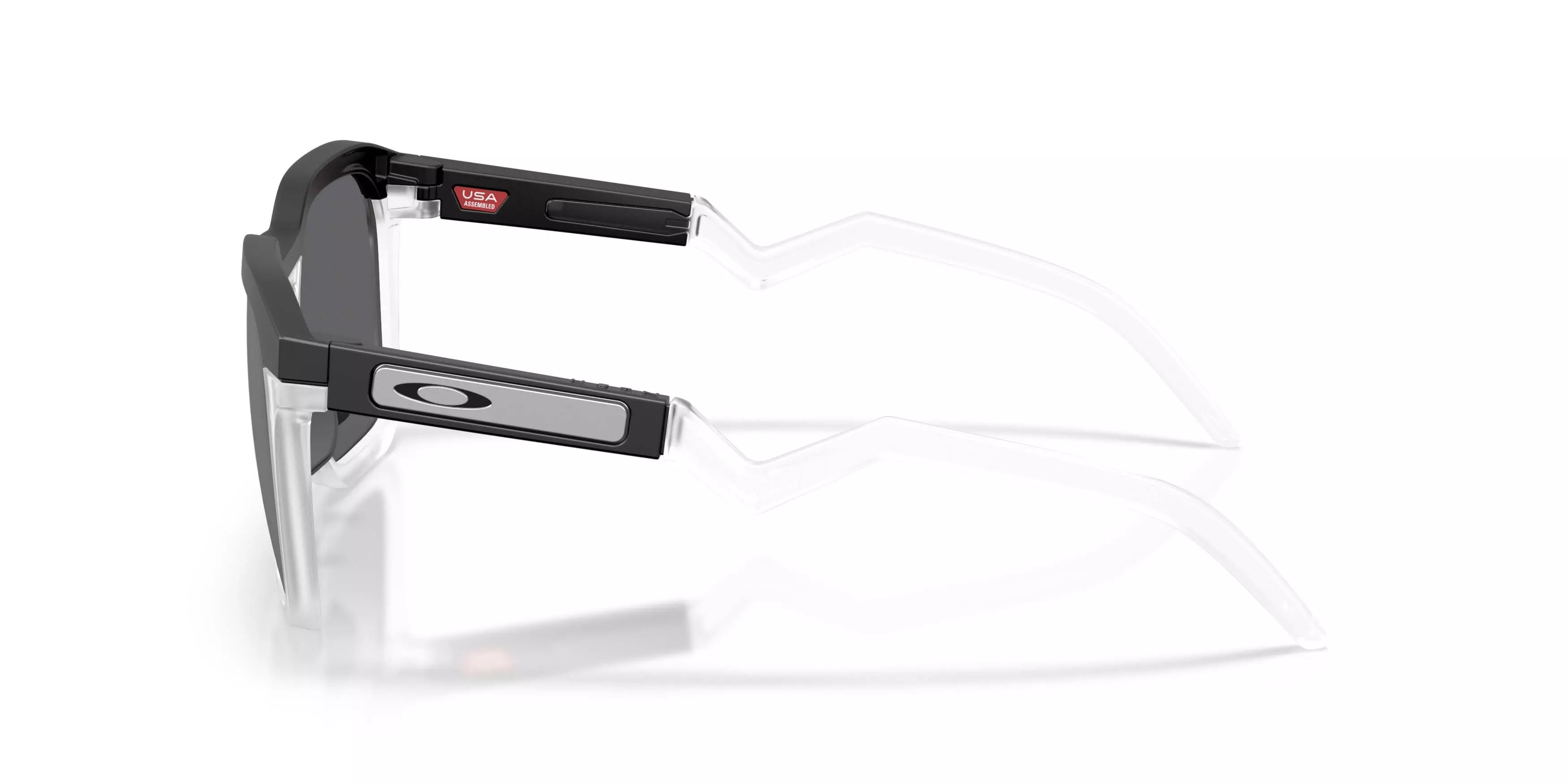 Oakley HSTN SQ Prizm Black Polarized Sunglasses &ndash; Matte Black - BLACK/GREY