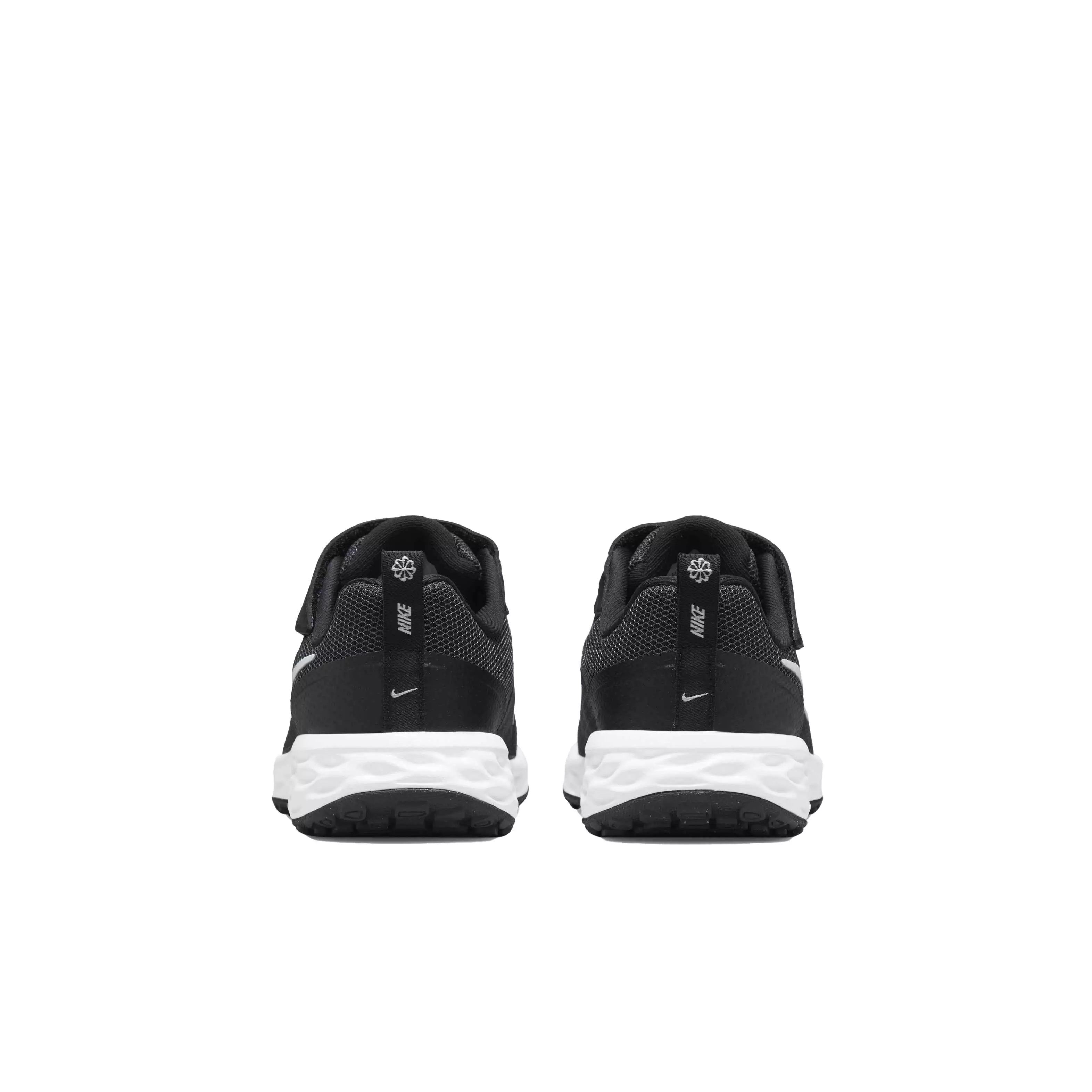 Nike Revolution 6 "Black/White/Dark Smoke Grey" Preschool Boys' Running Shoe - BLACK