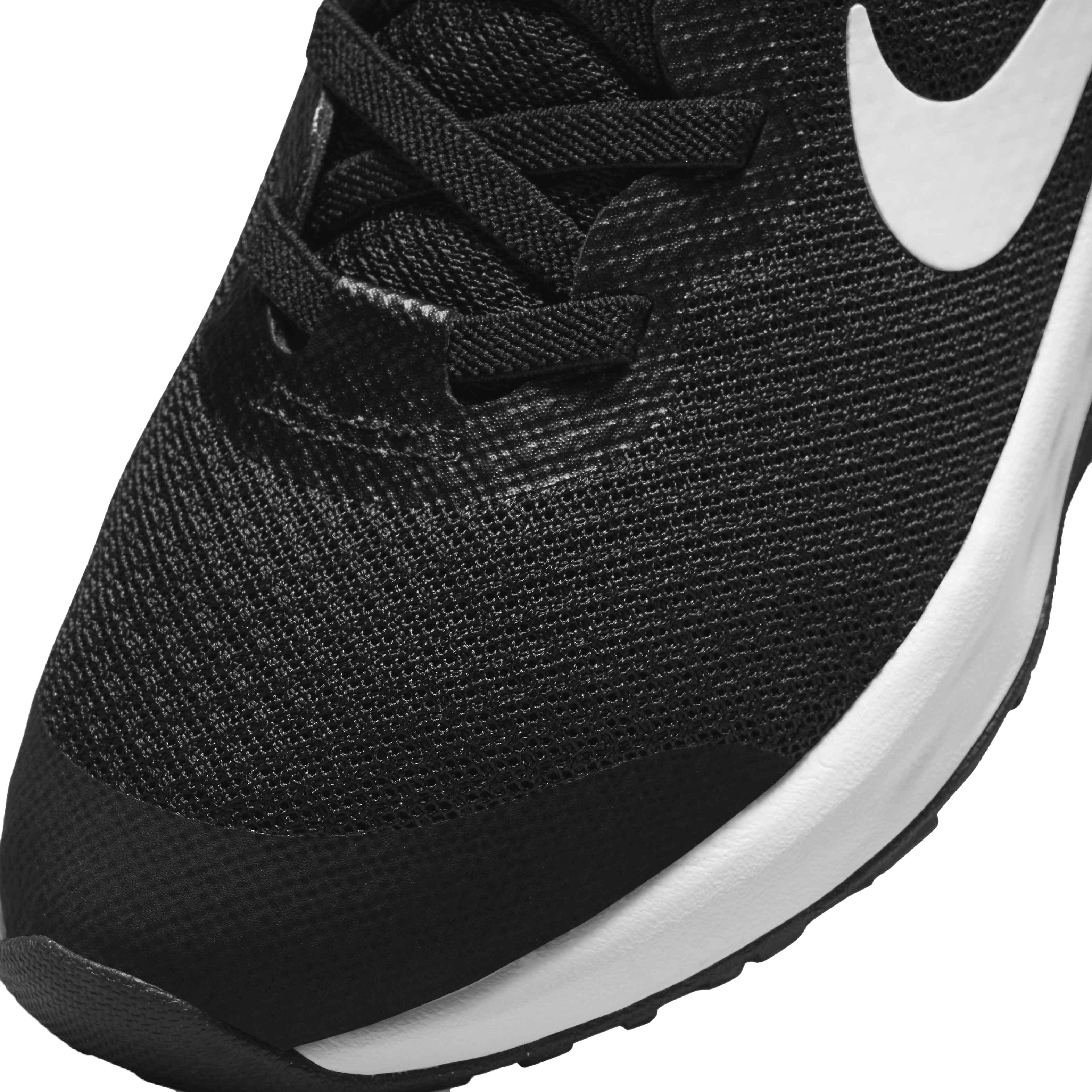 Nike Revolution 6 "Black/White/Dark Smoke Grey" Preschool Boys' Running Shoe - BLACK Thumbnail View 7