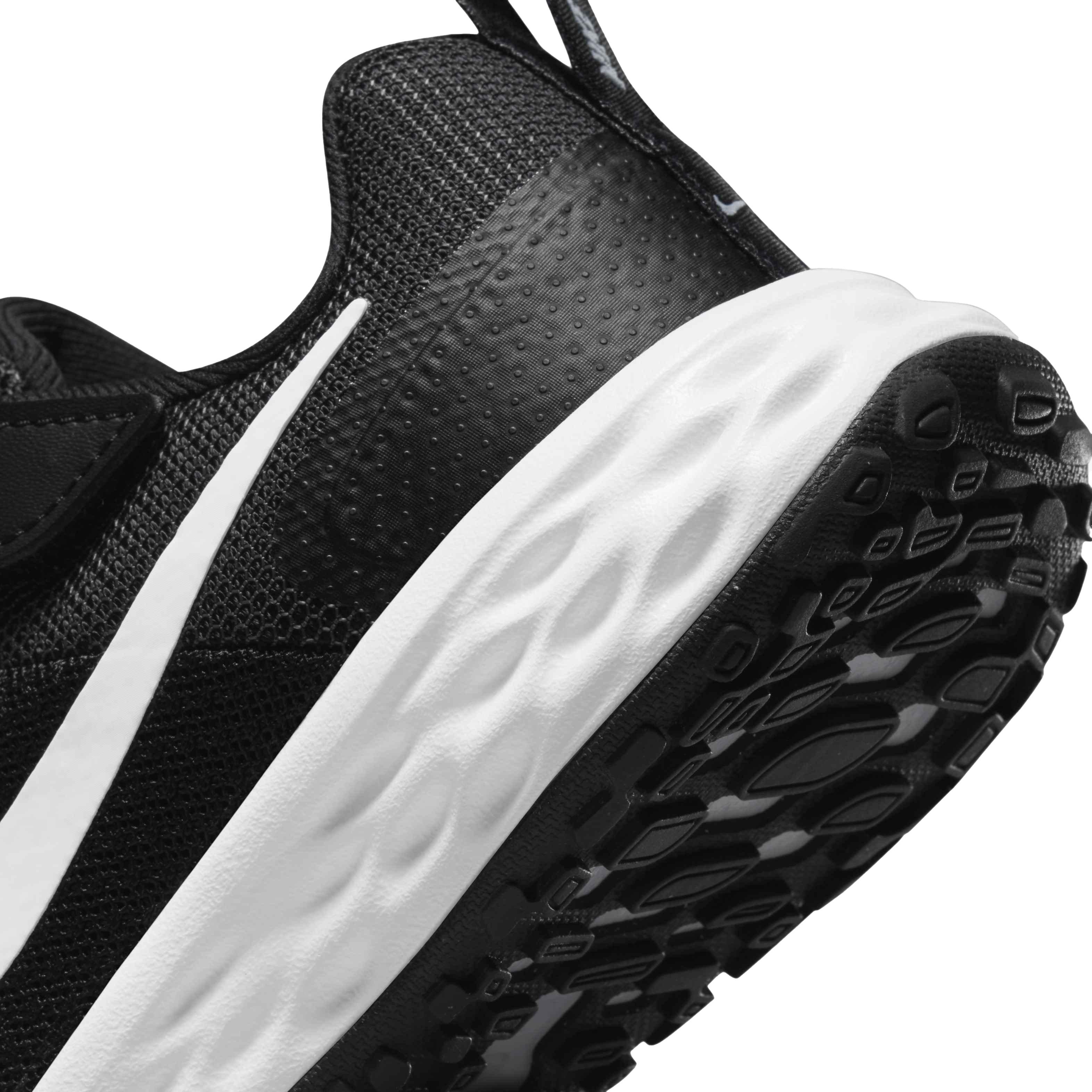 Nike Revolution 6 "Black/White/Dark Smoke Grey" Preschool Boys' Running Shoe - BLACK Thumbnail View 9