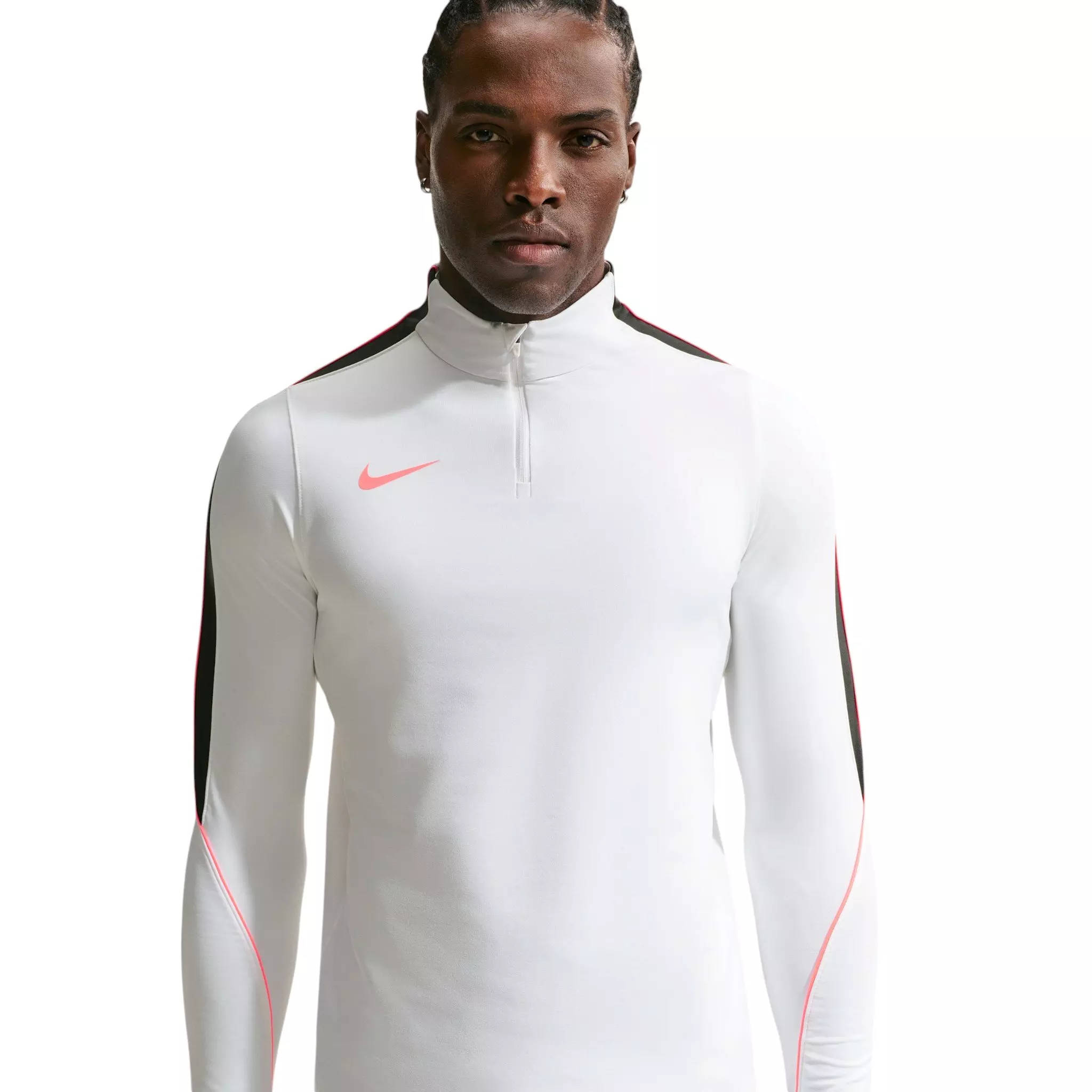 Nike Men's Strike Dri-FIT 1/4 Zip Soccer Drill Top - White - WHITE
