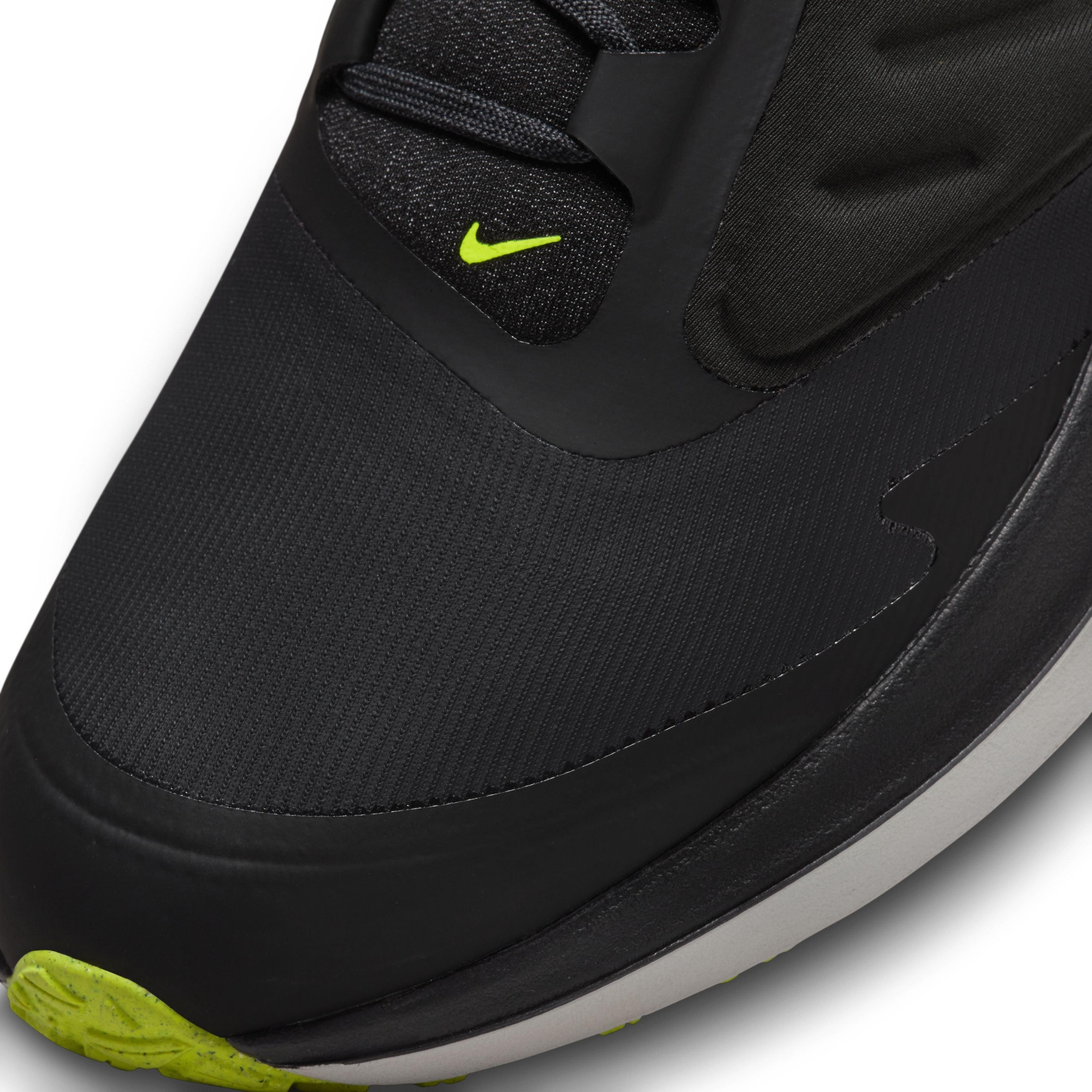 Nike Winflo 9 Shield "Black/Black/White" Men's Running Shoe - BLACK/BLACK/WHITE Thumbnail View 7