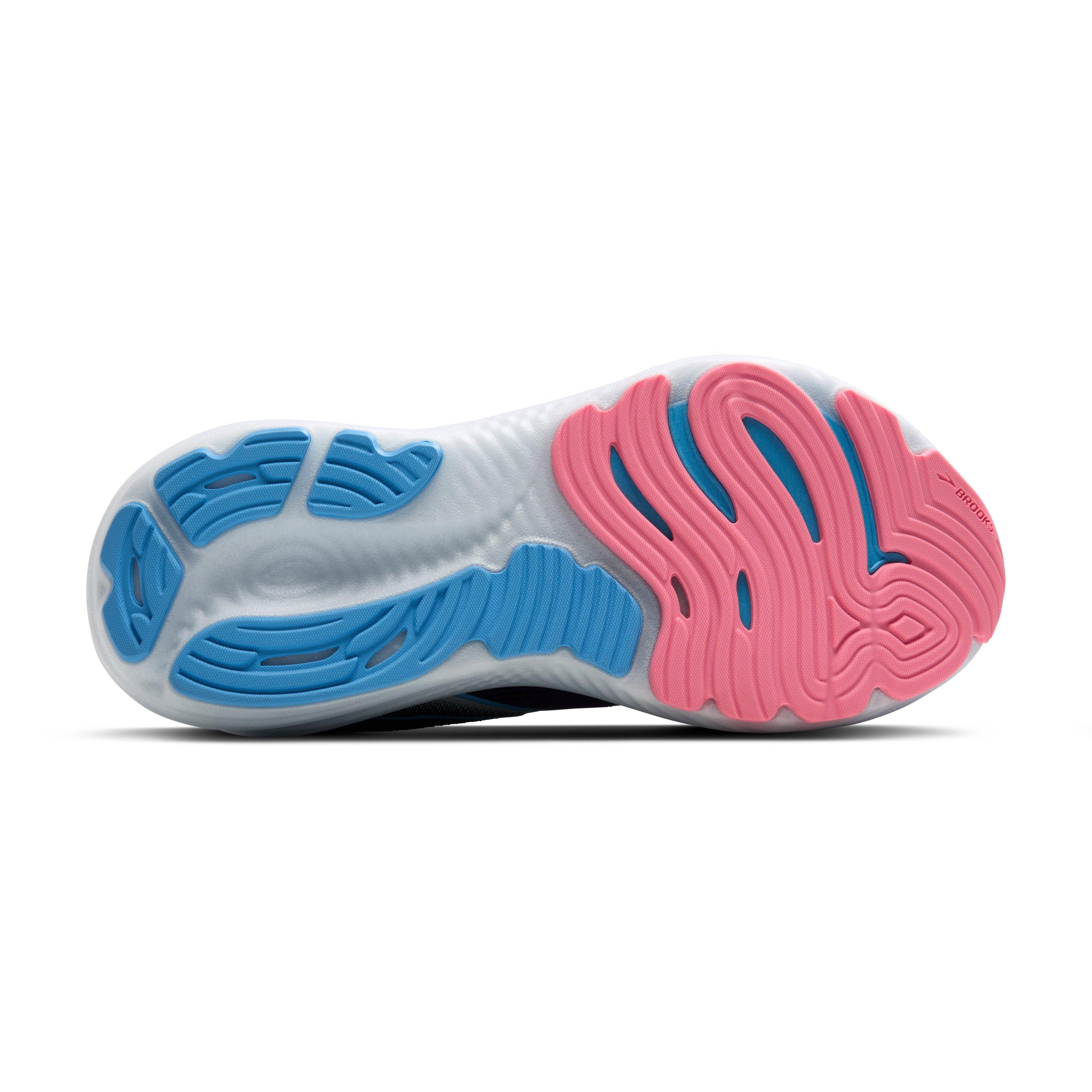 Brooks Glycerin 22 "Blue Ribbon/Peacoat/Dianthus" Women's Wide Running Shoe - BLUE/PEACOAT/DIANTHUS Thumbnail View 7