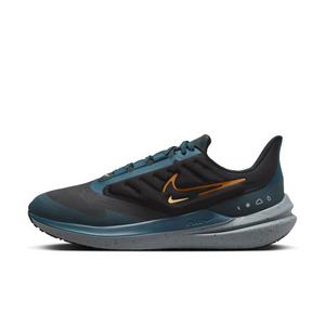 Nike Winflo 9 Shield "Anthracite/Dark Teal/Orange" Men's Running Shoe