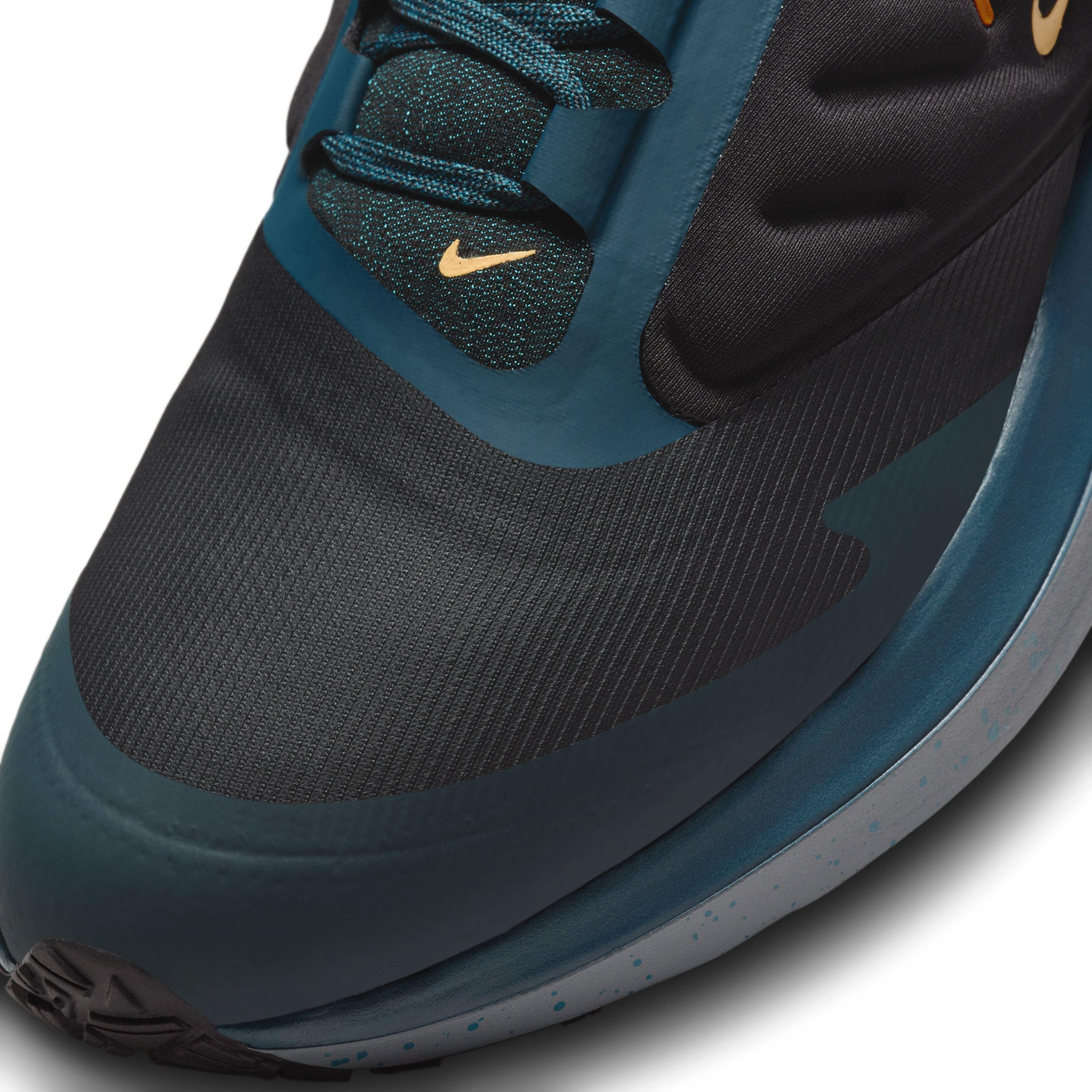 Nike Winflo 9 Shield "Anthracite/Dark Teal/Orange" Men's Running Shoe - ANTHRACITE/DK TEAL/ORANGE Thumbnail View 7