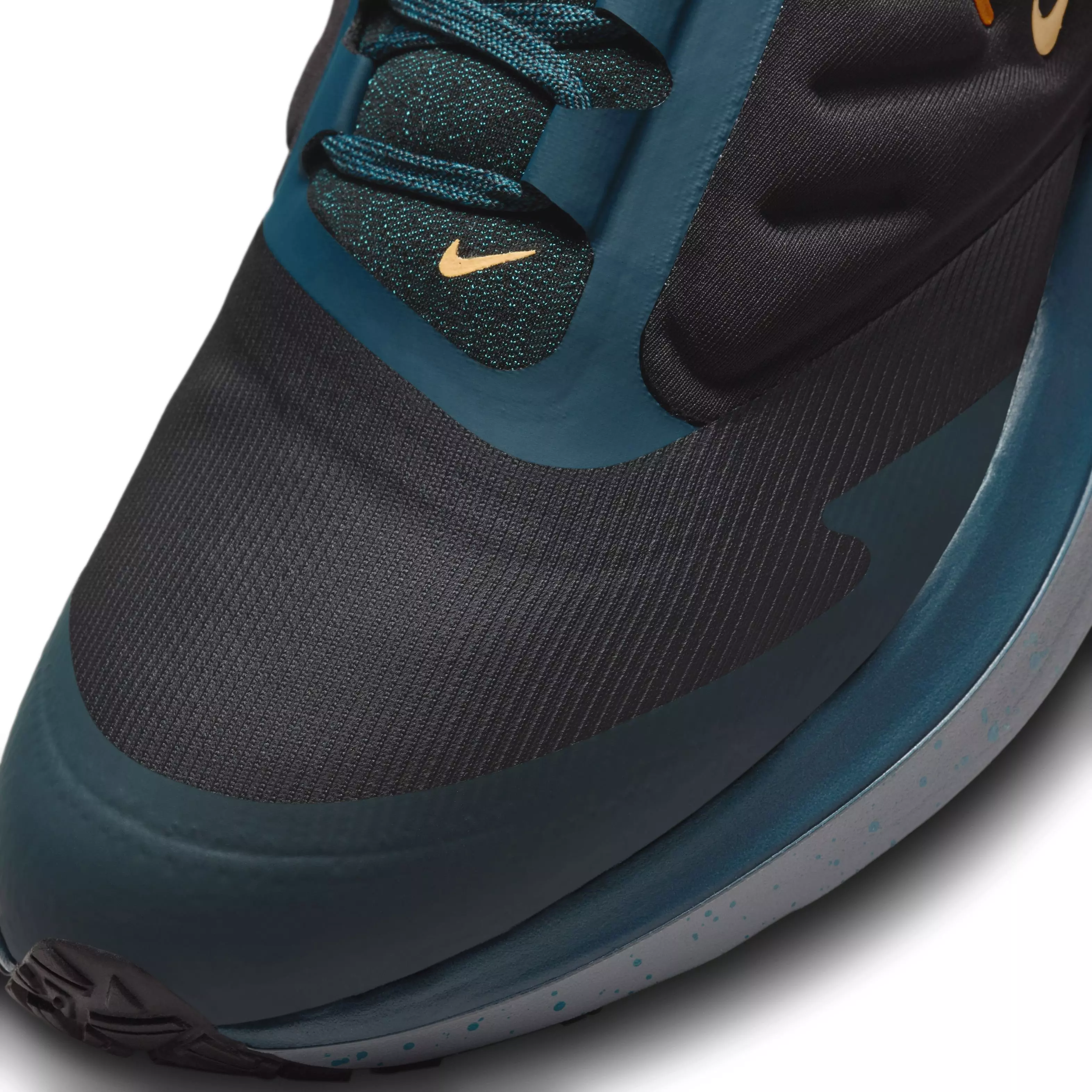 Nike Winflo 9 Shield "Anthracite/Dark Teal/Orange" Men's Running Shoe - ANTHRACITE/DK TEAL/ORANGE