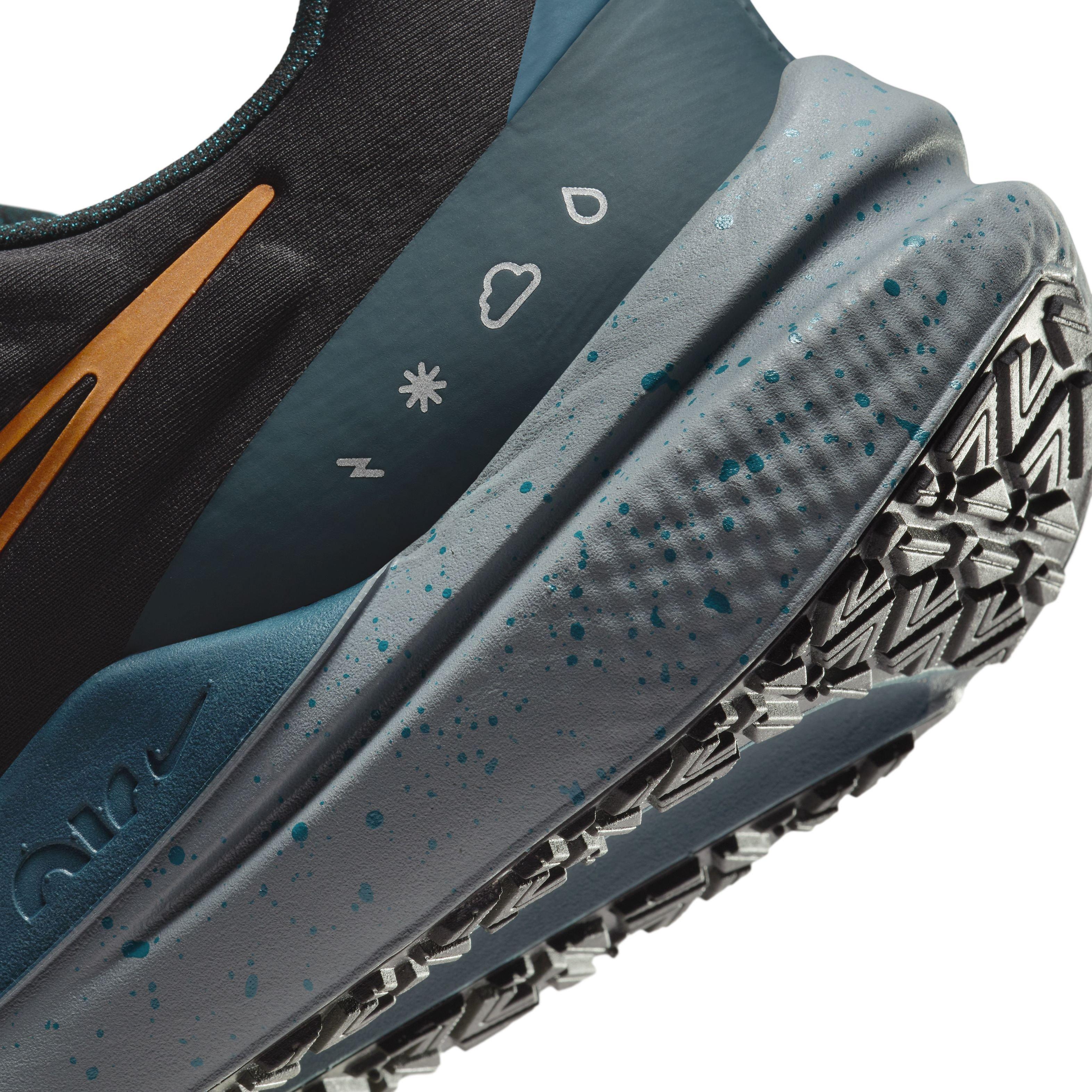 Nike Winflo 9 Shield "Anthracite/Dark Teal/Orange" Men's Running Shoe - ANTHRACITE/DK TEAL/ORANGE Thumbnail View 8