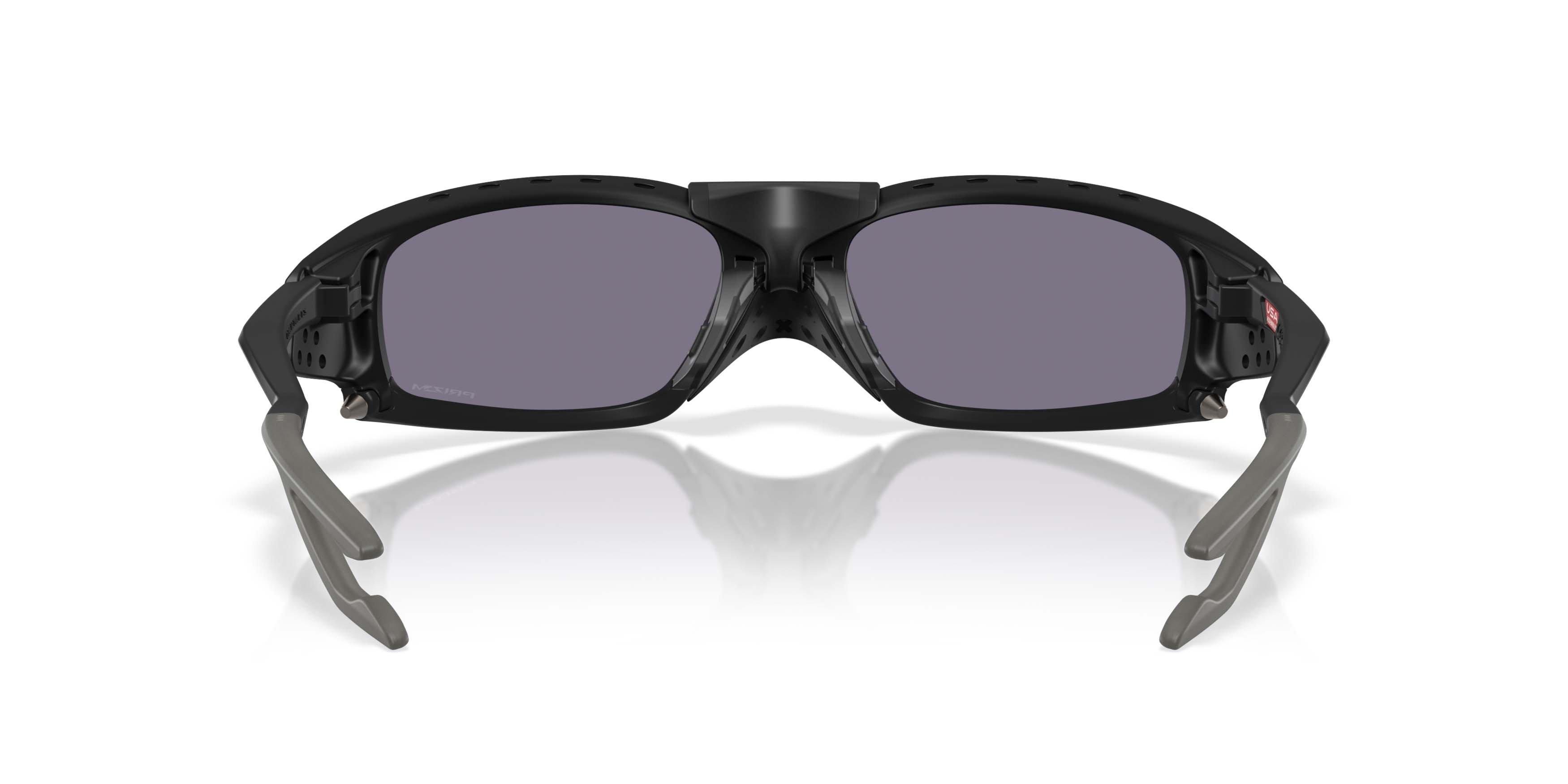 Oakley Plantaris SQ Prizm Grey Sunglasses &ndash; Matte Black - BLACK/GREY Thumbnail View 6