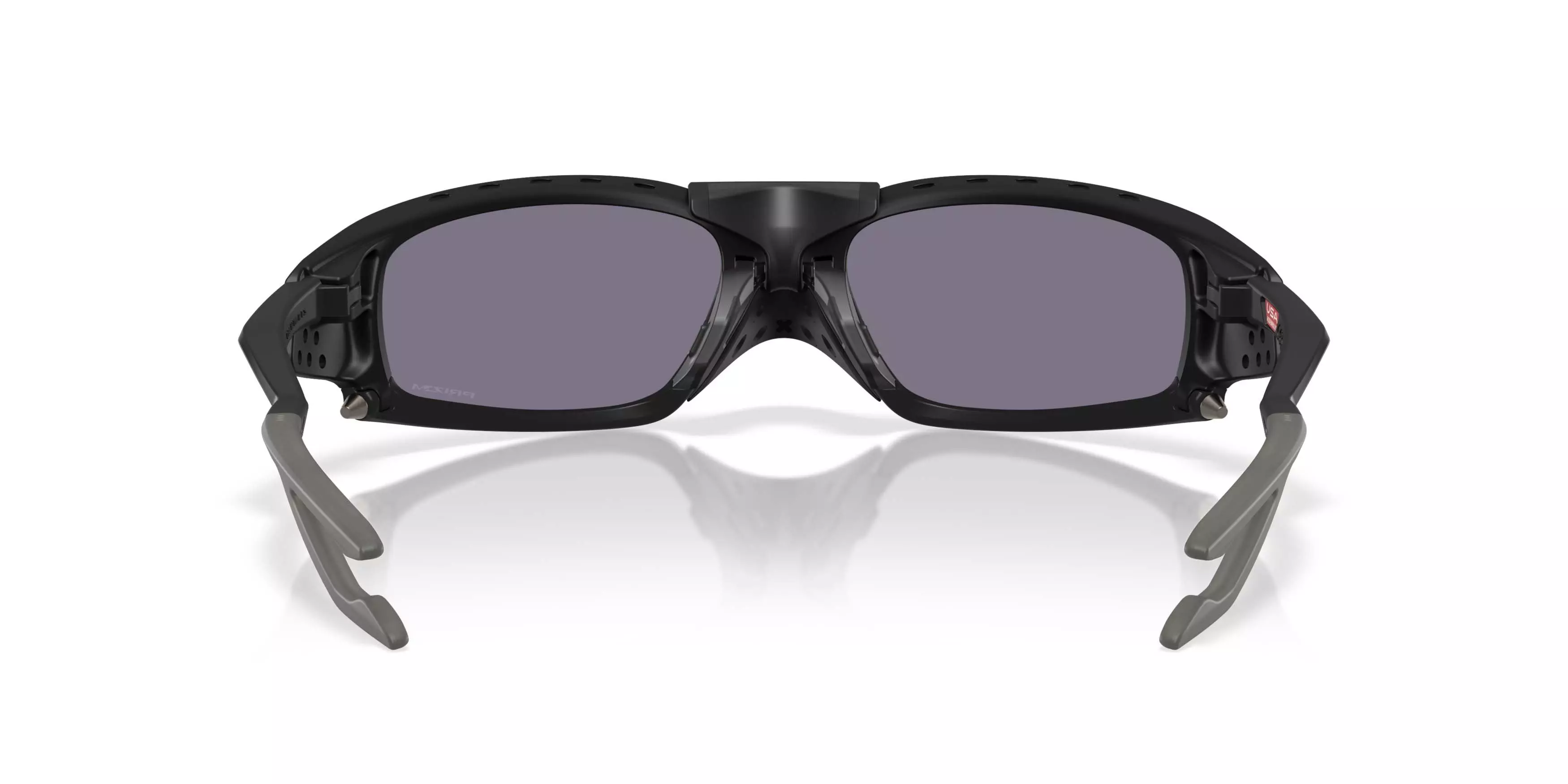 Oakley Plantaris SQ Prizm Grey Sunglasses &ndash; Matte Black - BLACK/GREY