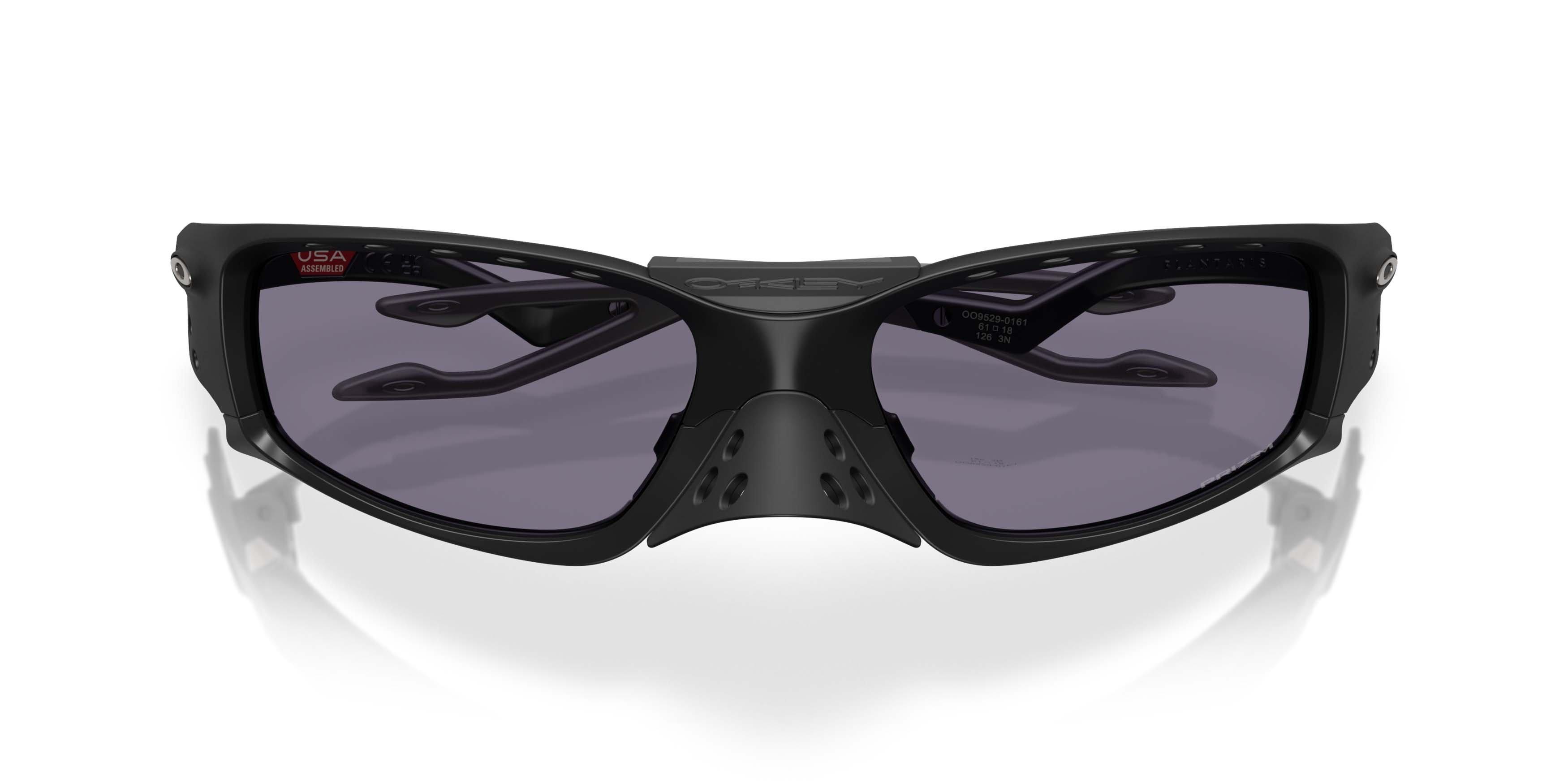Oakley Plantaris SQ Prizm Grey Sunglasses &ndash; Matte Black - BLACK/GREY Thumbnail View 7