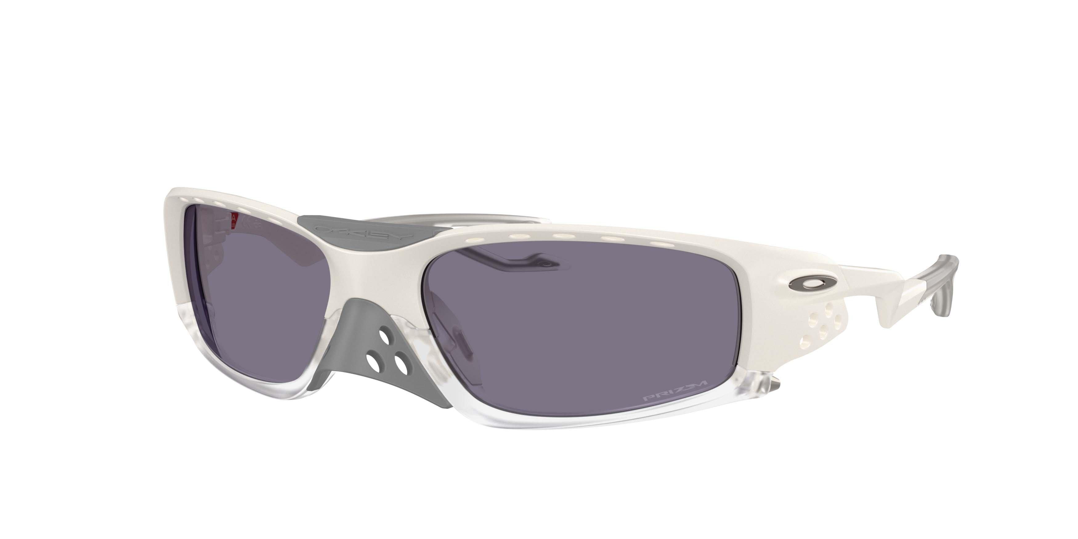 Oakley Plantaris SQ Prizm Grey Sunglasses &ndash; Matte Mist - WHITE/GREY Thumbnail View 1