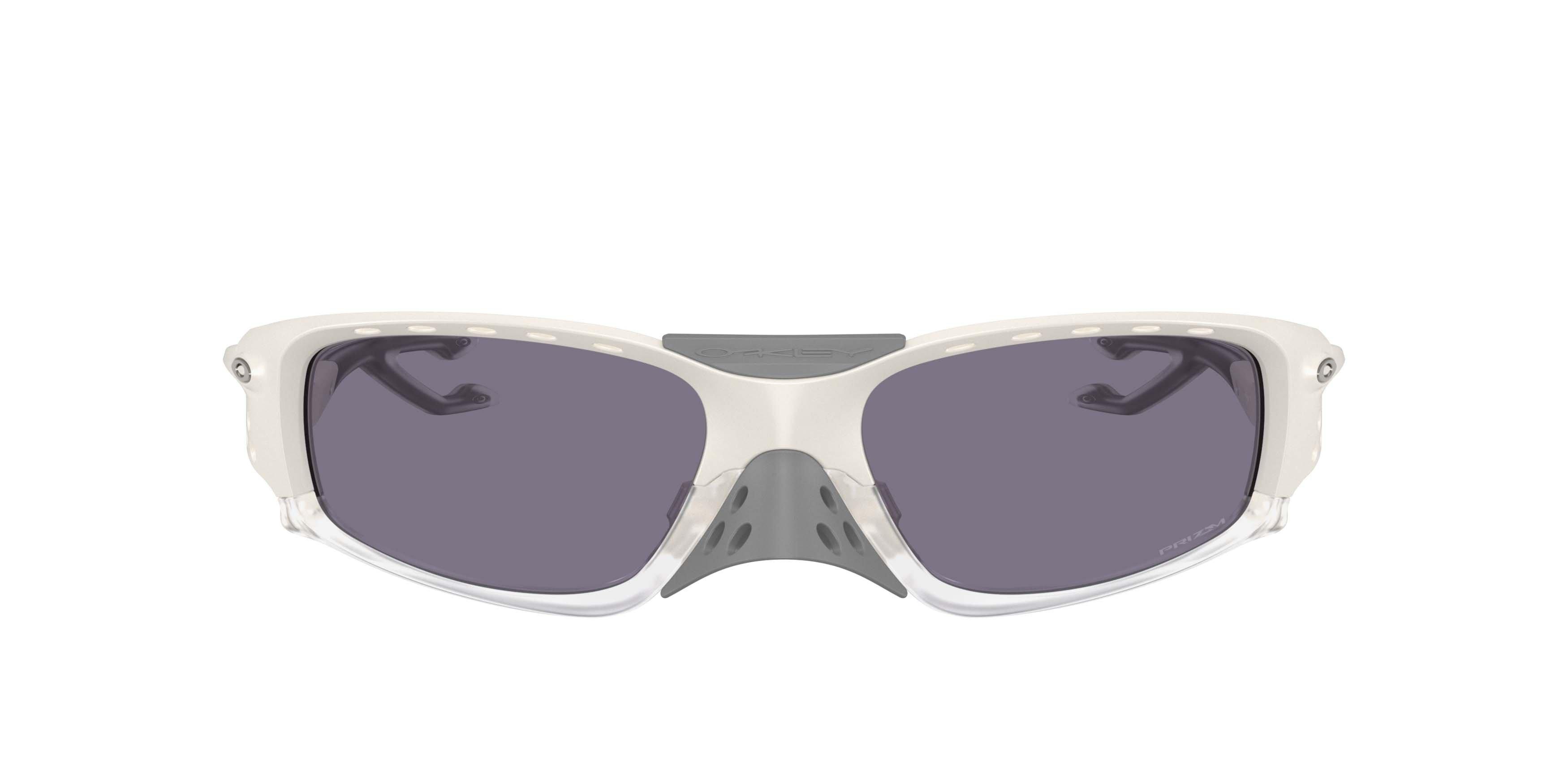 Oakley Plantaris SQ Prizm Grey Sunglasses &ndash; Matte Mist - WHITE/GREY Thumbnail View 2