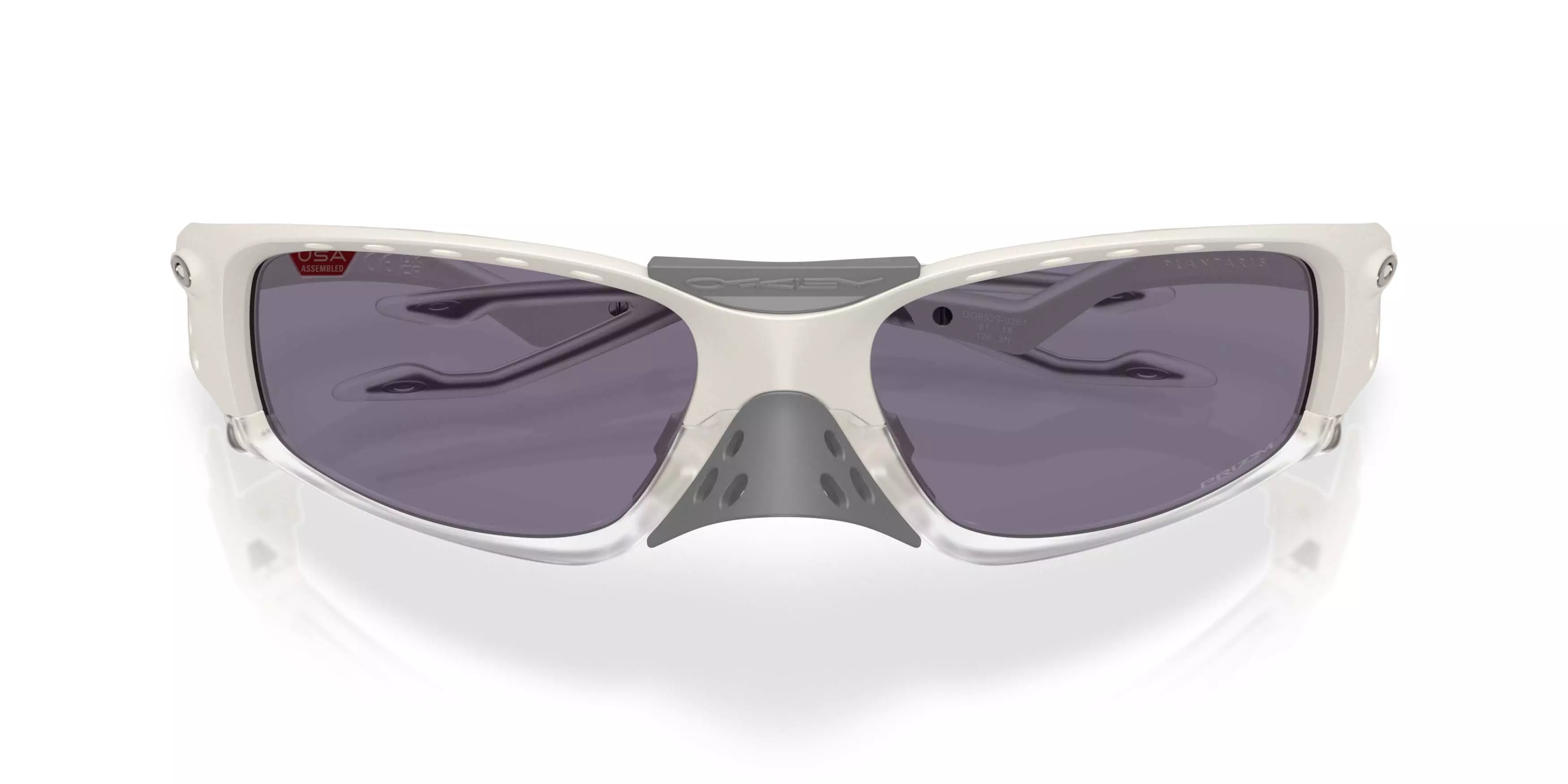 Oakley Plantaris SQ Prizm Grey Sunglasses &ndash; Matte Mist - WHITE/GREY