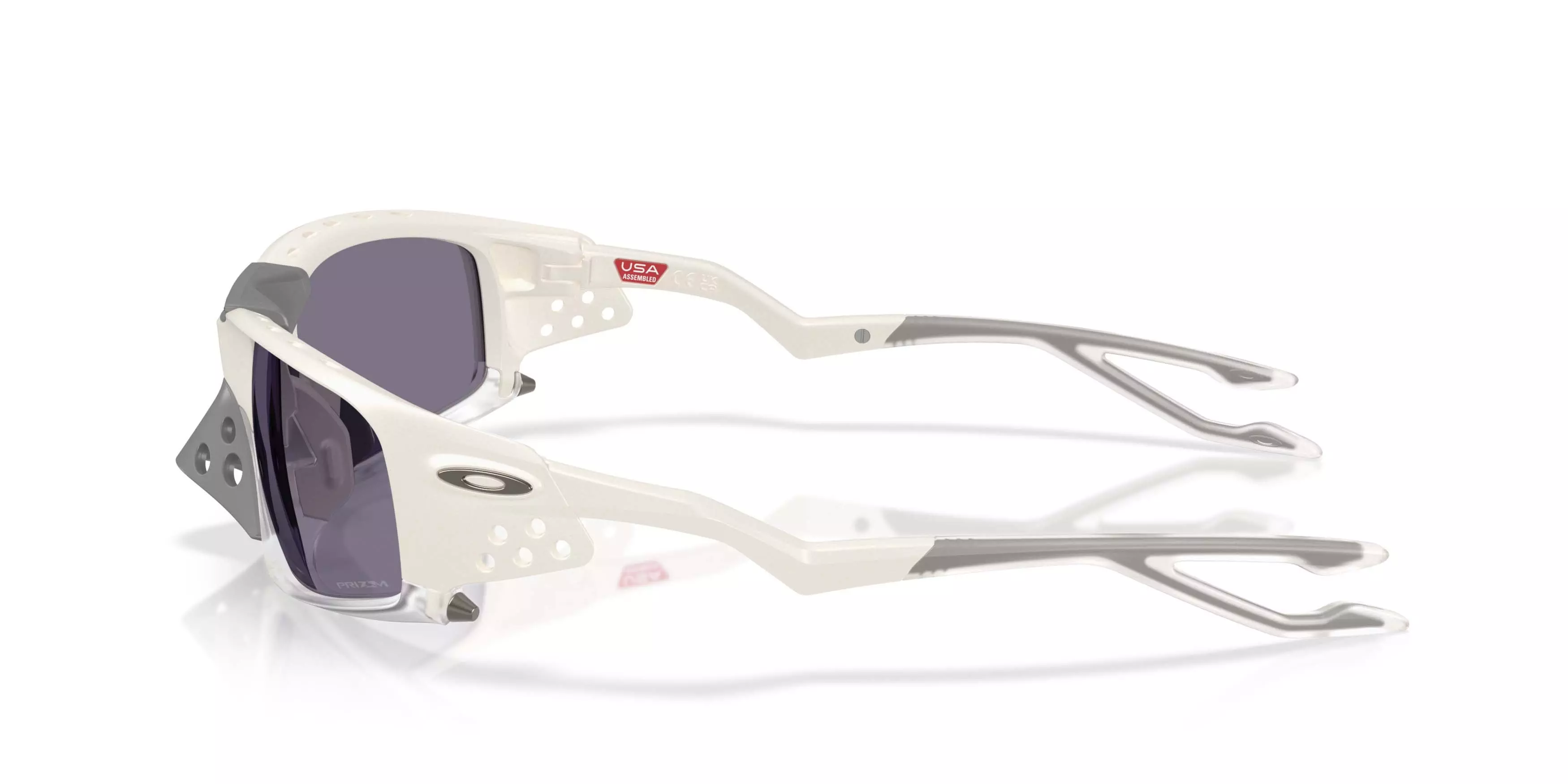 Oakley Plantaris SQ Prizm Grey Sunglasses &ndash; Matte Mist - WHITE/GREY