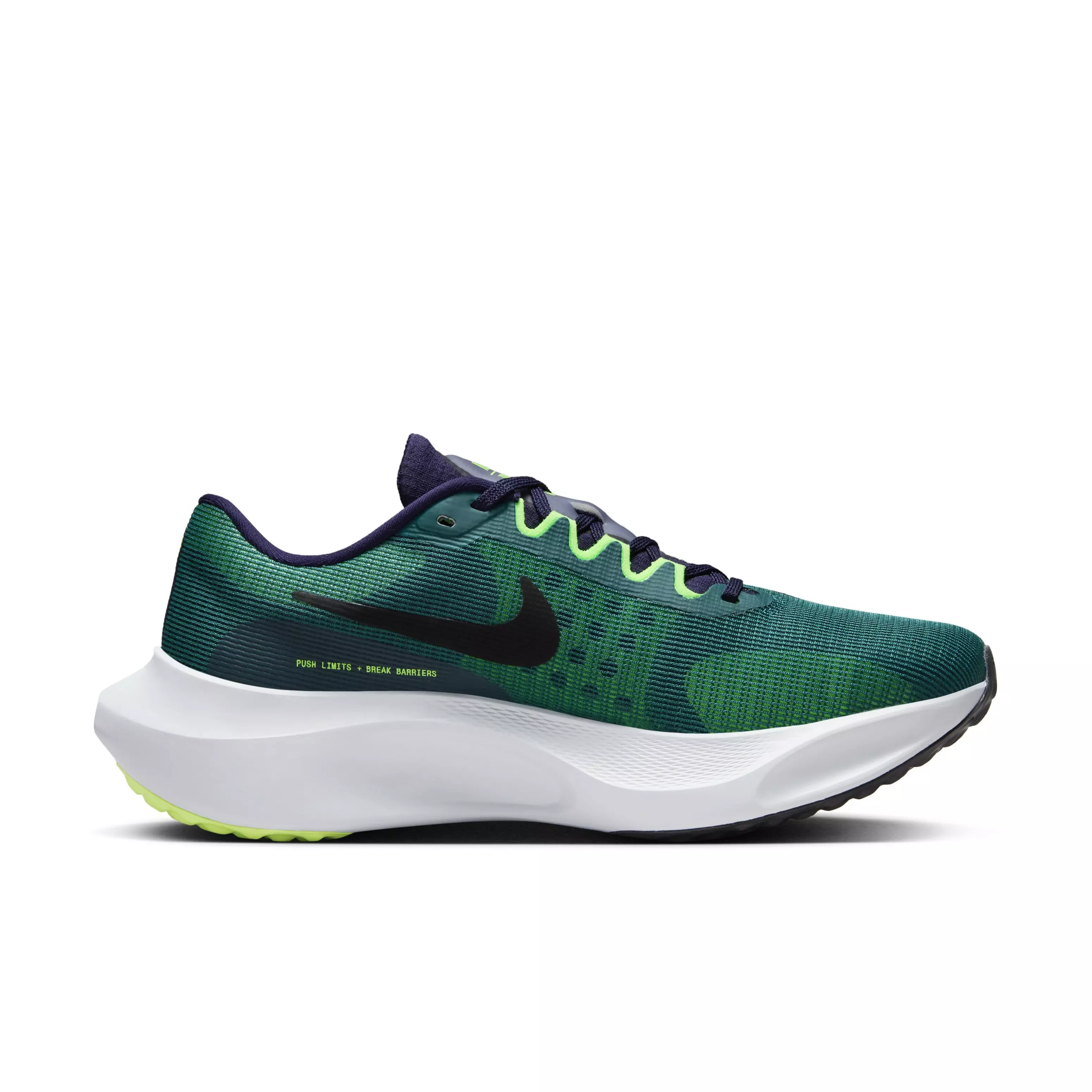 Nike Zoom Fly 5 "Green/Blue/Dark Blue/Light Green" Men's Running Shoe - GREEN/BLUE/DK BLUE/LT GREEN