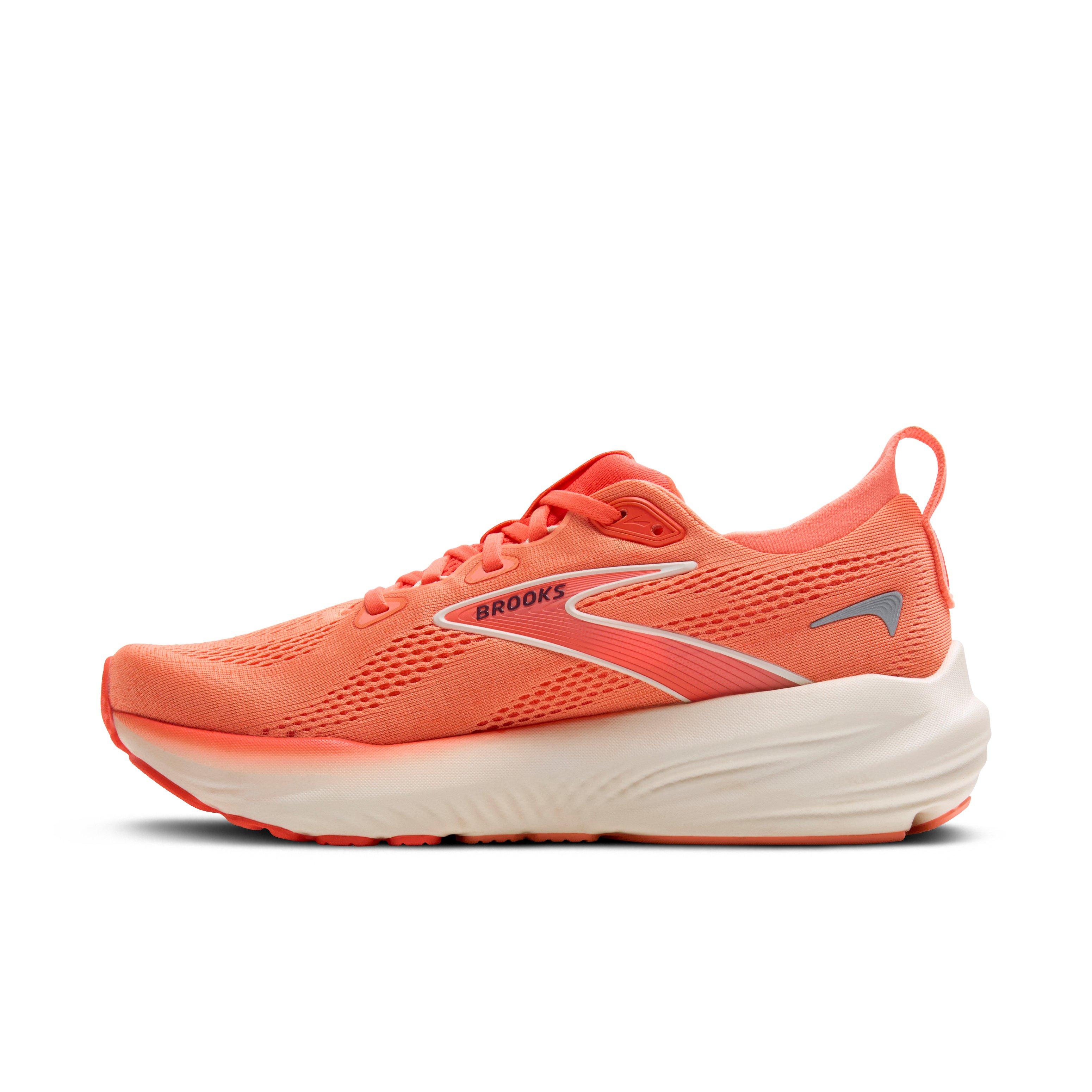 Brooks Glycerin 22 "Desert Flower/Hot Coral/Milk" Women's Running Shoe - FLOWER/CORAL/MILK Thumbnail View 2