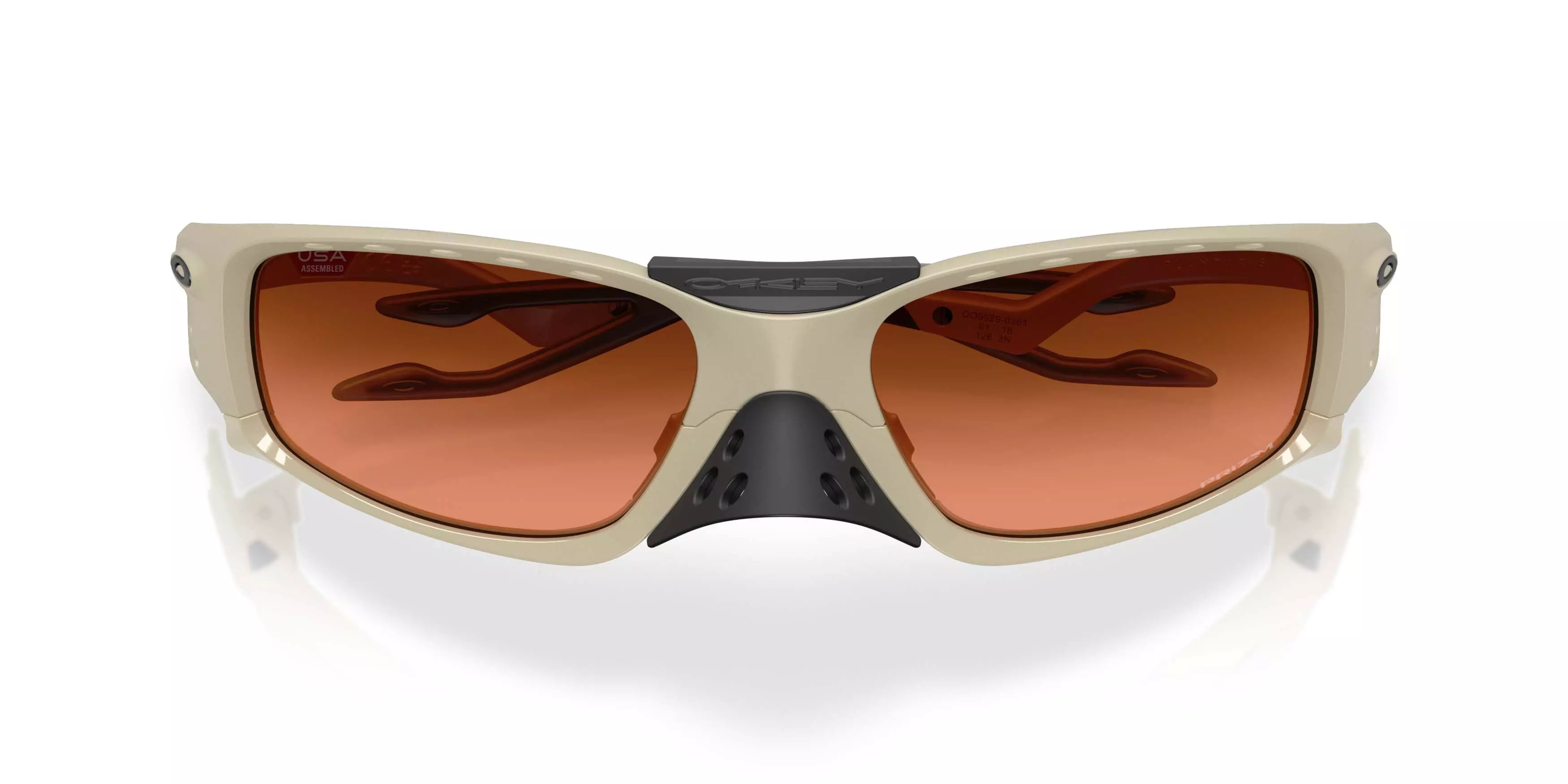 Oakley Plantaris SQ Prizm Brown Gradient Sunglasses &ndash; Matte Sand - BROWN