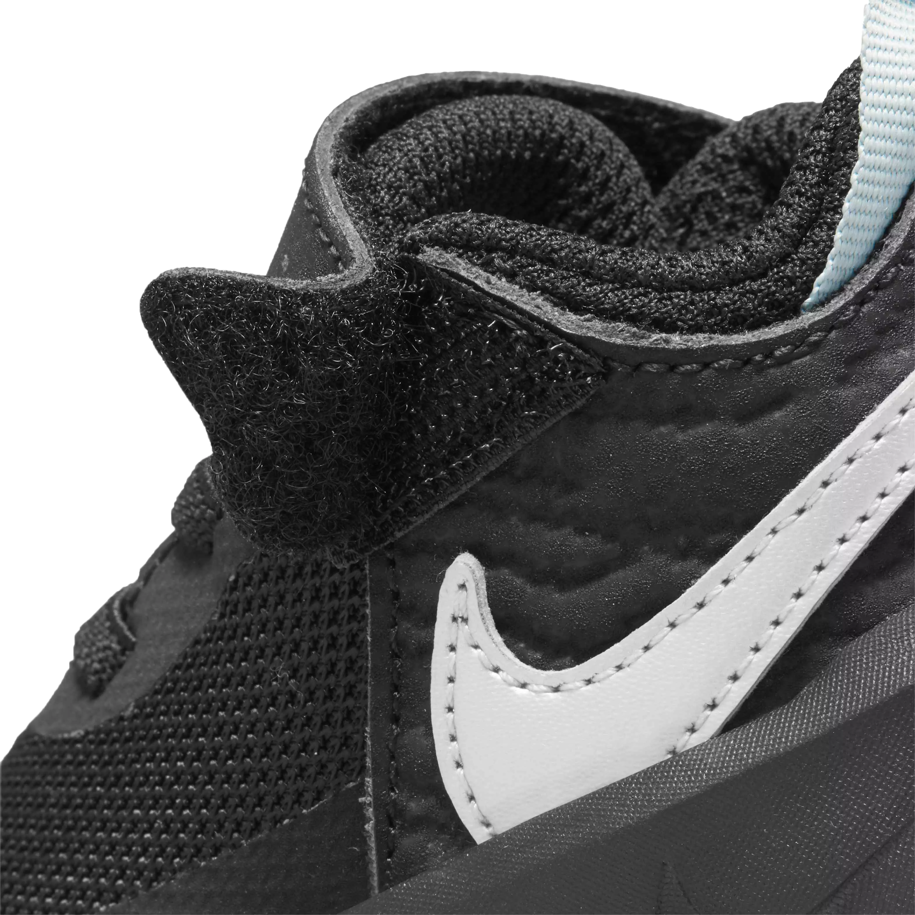 Nike Team Hustle D 10 "Black/Metallic Silver/Volt/White" Infant Boys' Basketball Shoe - BLACK