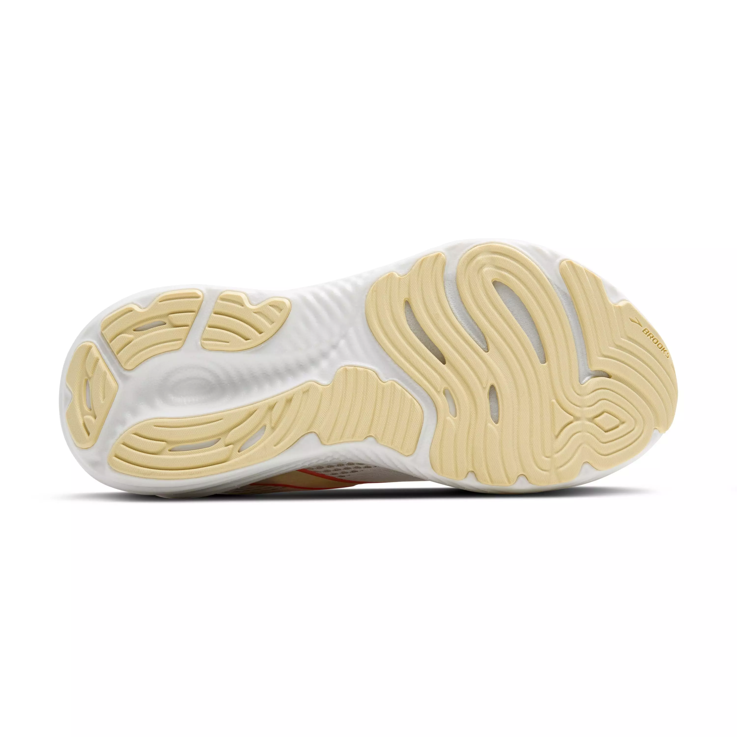 Brooks Glycerin 22 "White/Almond Peach/Hot Coral" Women's Running Shoe - WHITE/PEACH/CORAL