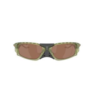 Oakley Plantaris SQ Prizm Tungsten Sunglasses &ndash; Transparent Frame