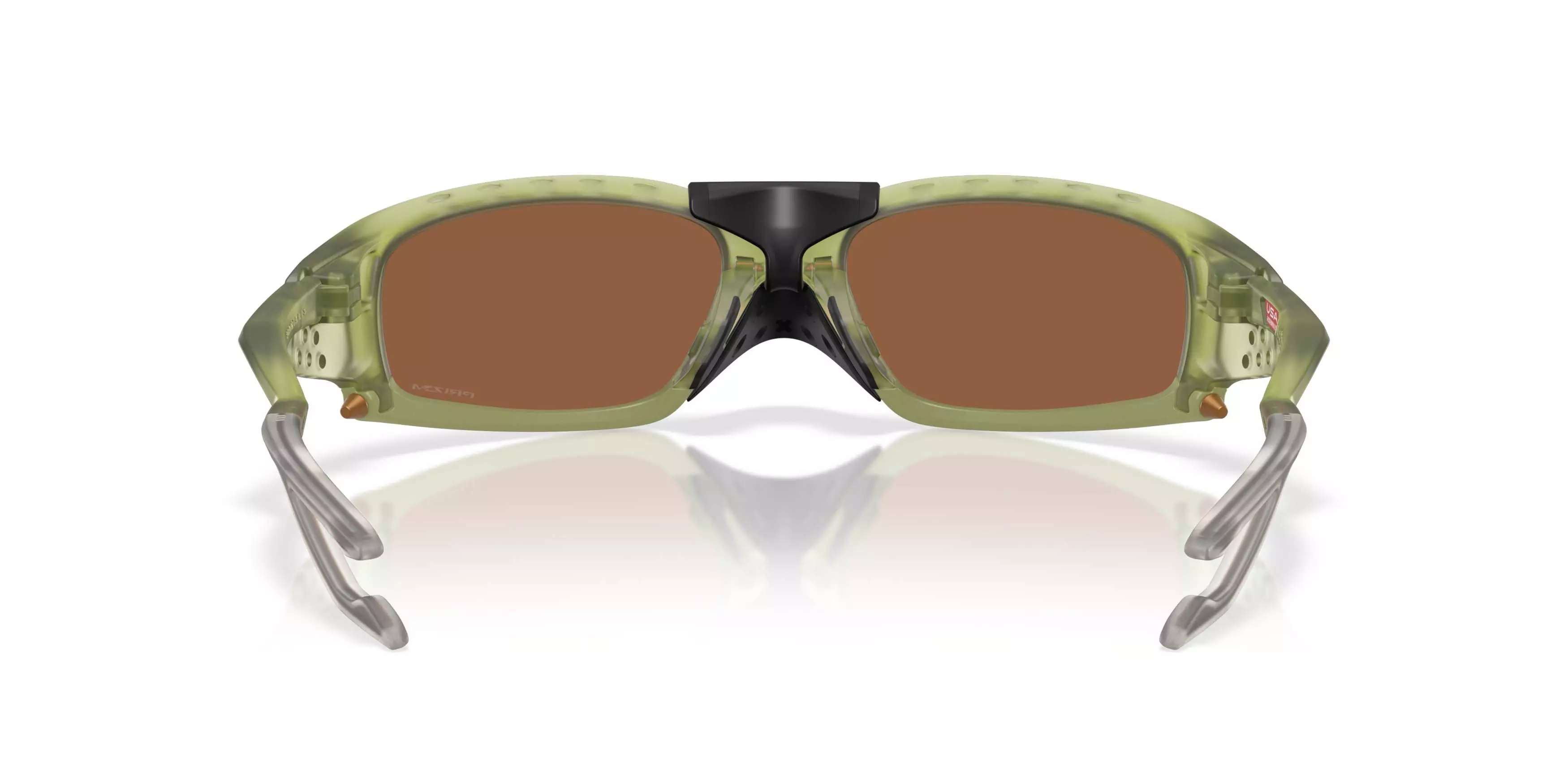 Oakley Plantaris SQ Prizm Tungsten Sunglasses &ndash; Transparent Frame - GREEN/BROWN