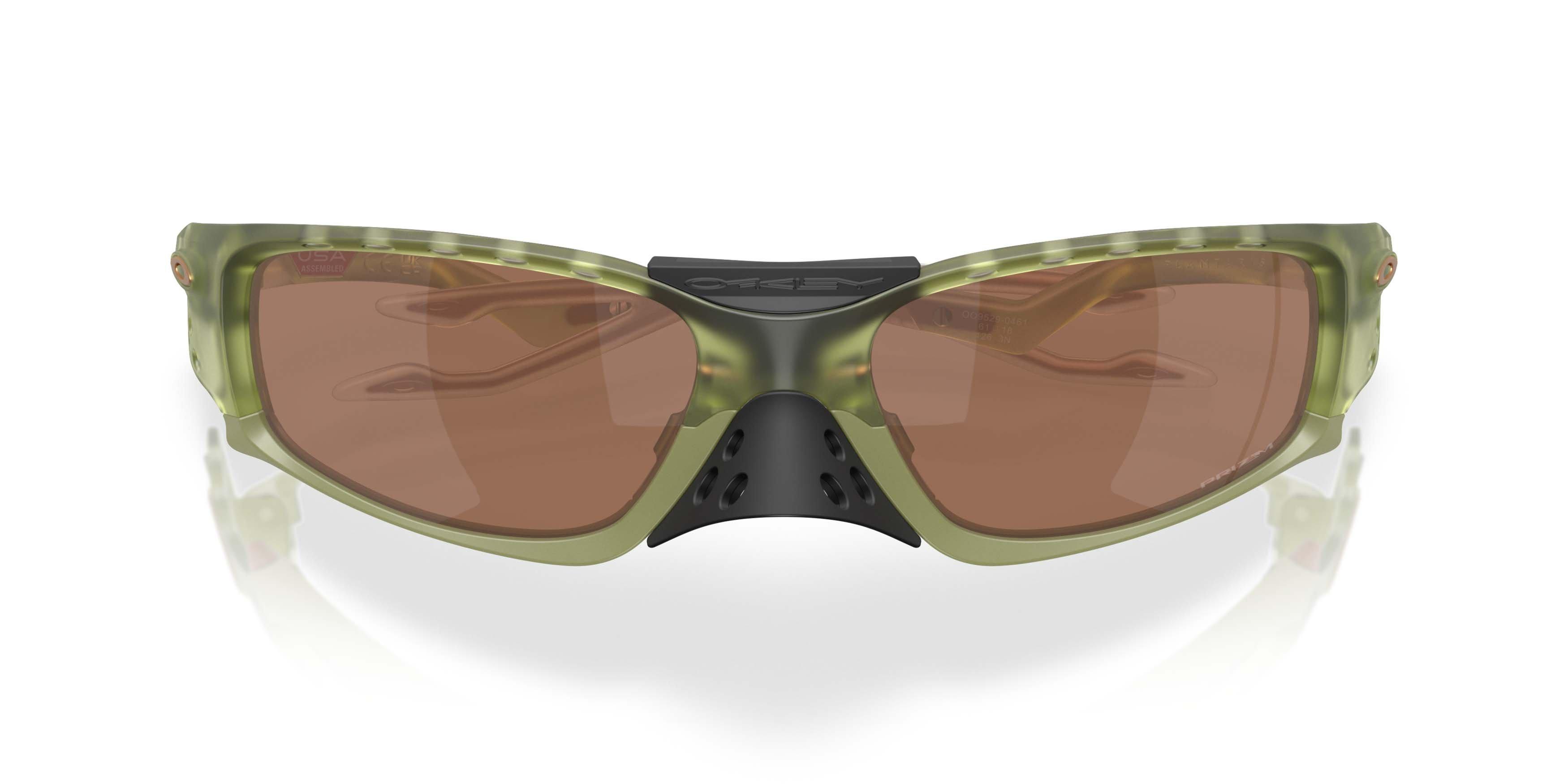 Oakley Plantaris SQ Prizm Tungsten Sunglasses &ndash; Transparent Frame - GREEN/BROWN Thumbnail View 7