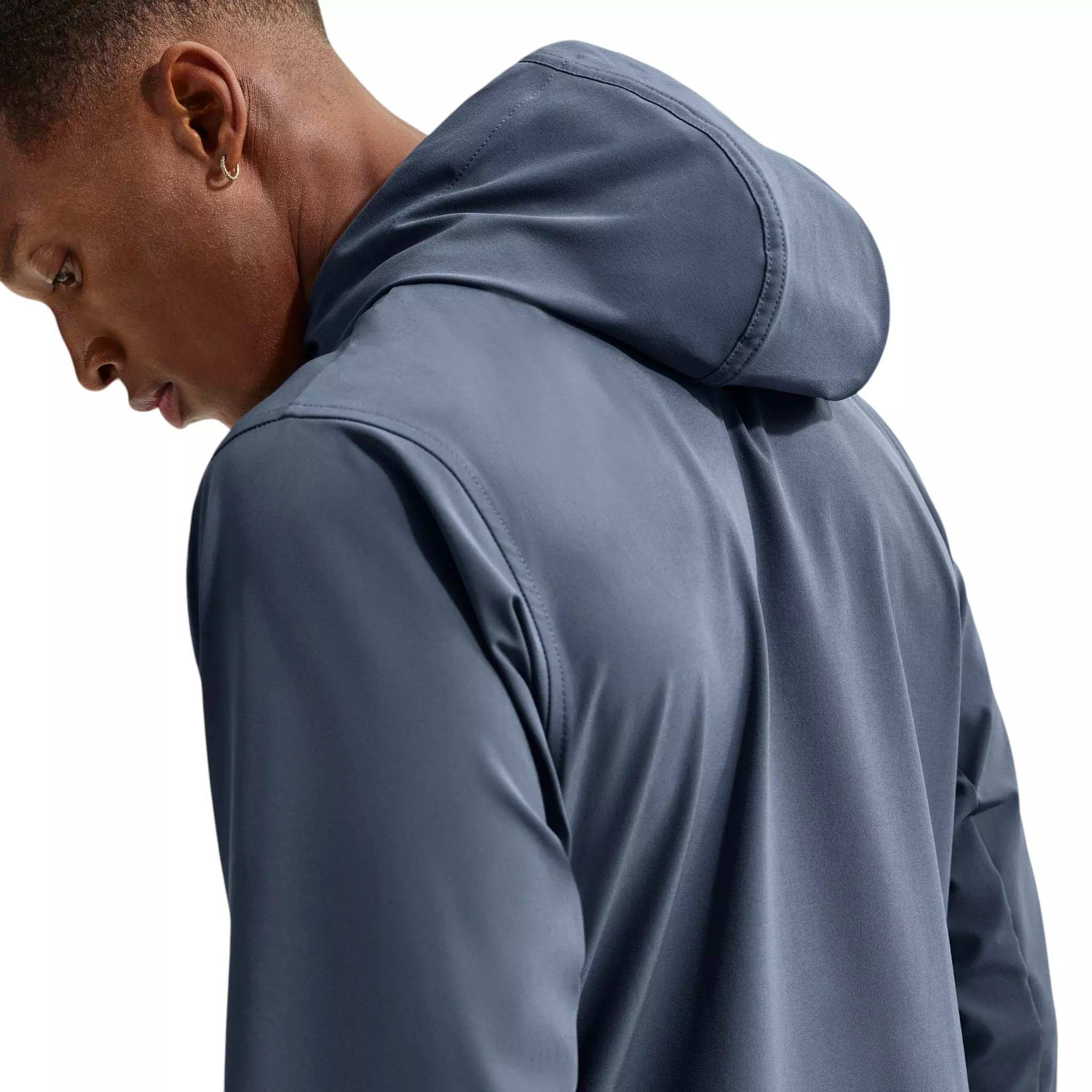 Nike Men's Unlimited Repel Hooded Versatile Jacket - Blue - BLUE