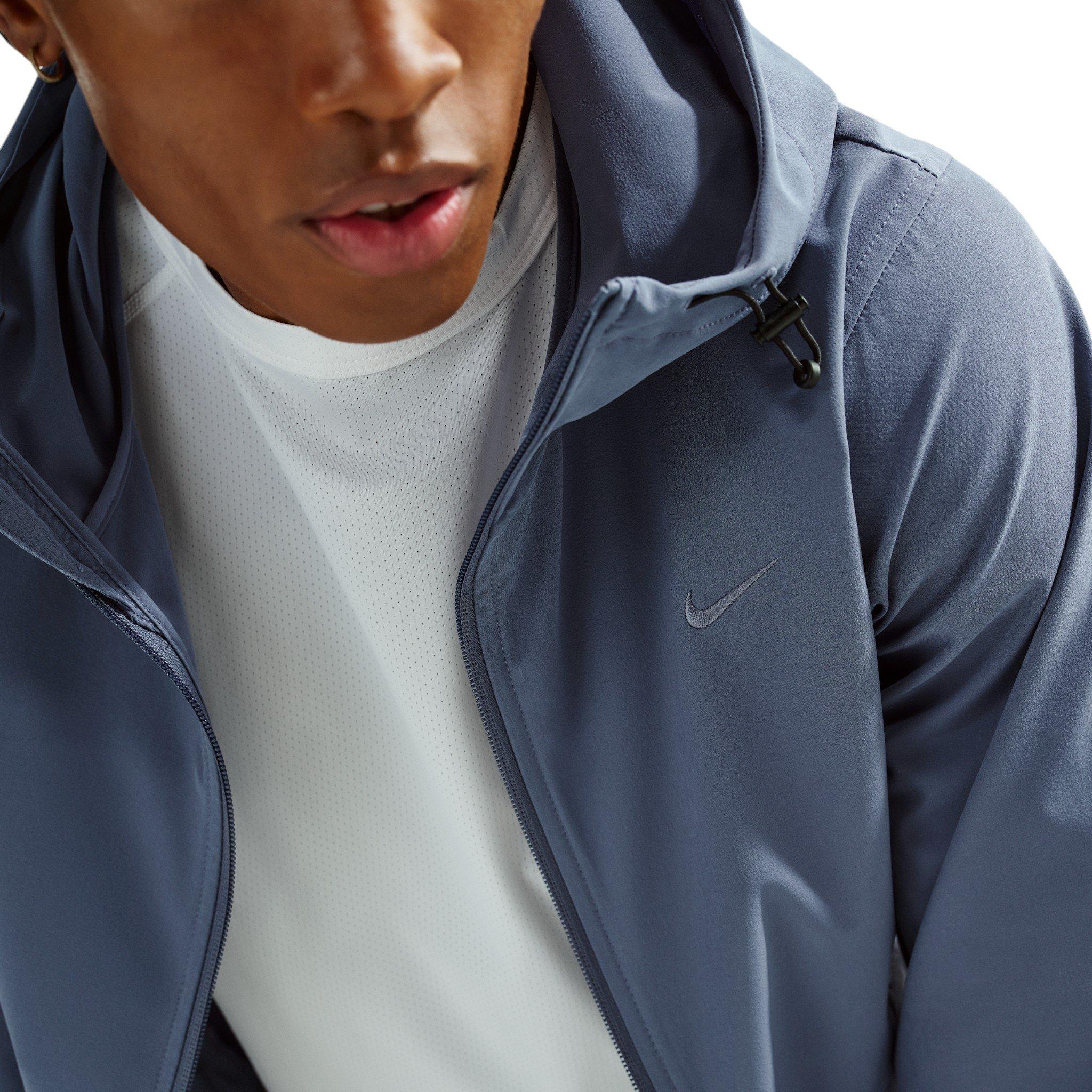 Nike Men's Unlimited Repel Hooded Versatile Jacket - Blue - BLUE