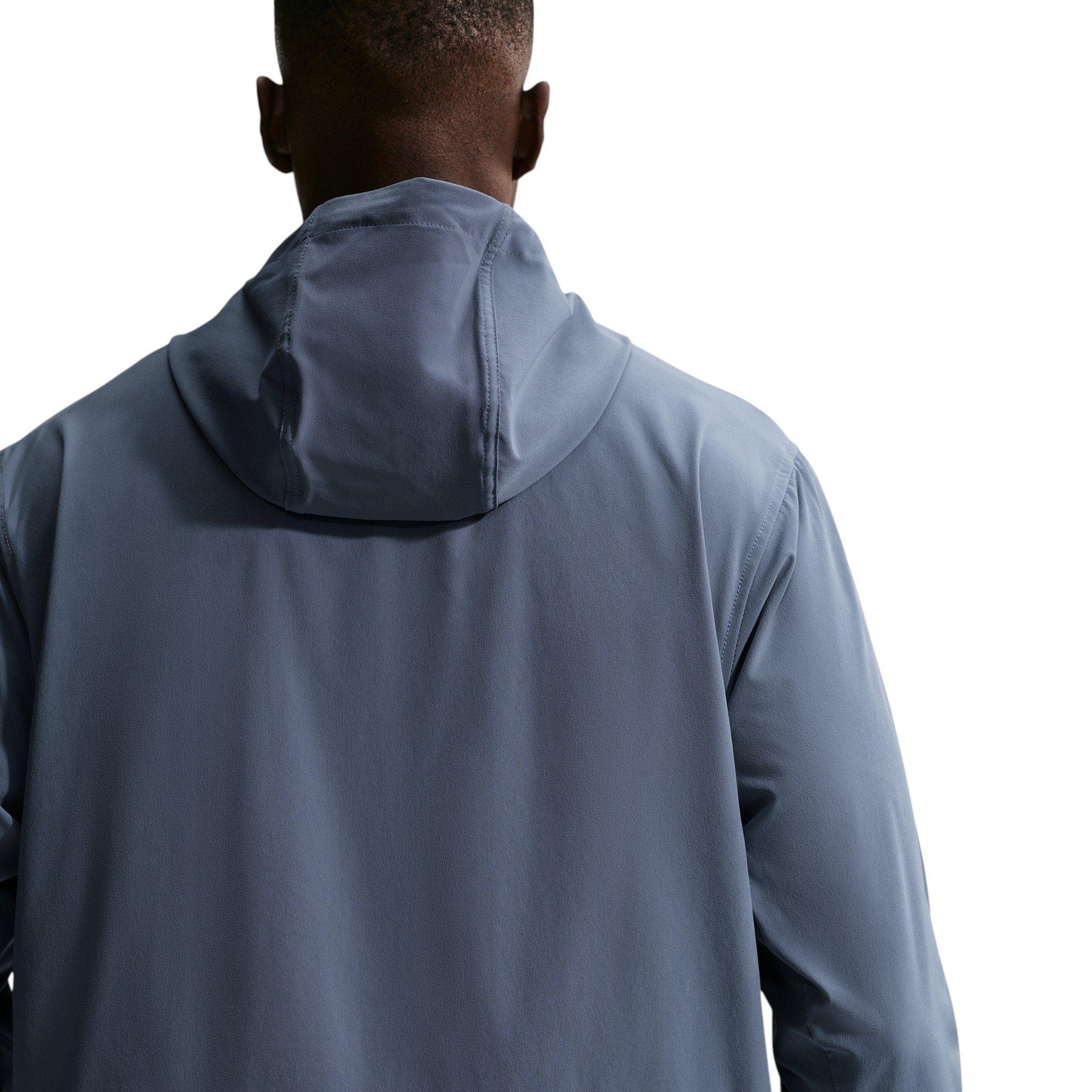 Nike Men's Unlimited Repel Hooded Versatile Jacket - Blue - BLUE