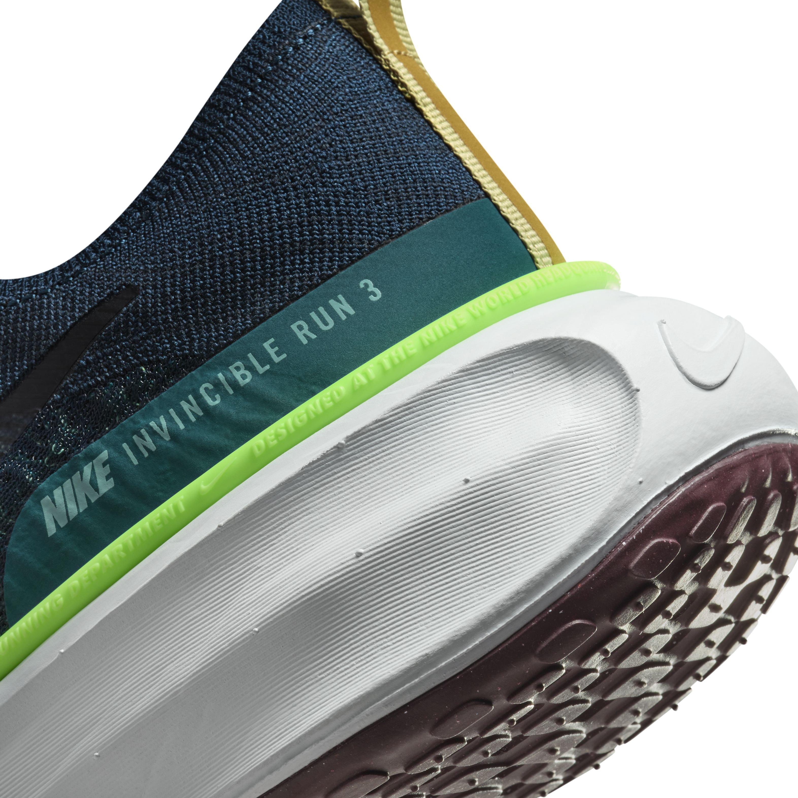 Nike Invincible Run 3 Noise Aqua/Green Abyss/Blue Lightning Men's Running  Shoe - Hibbett