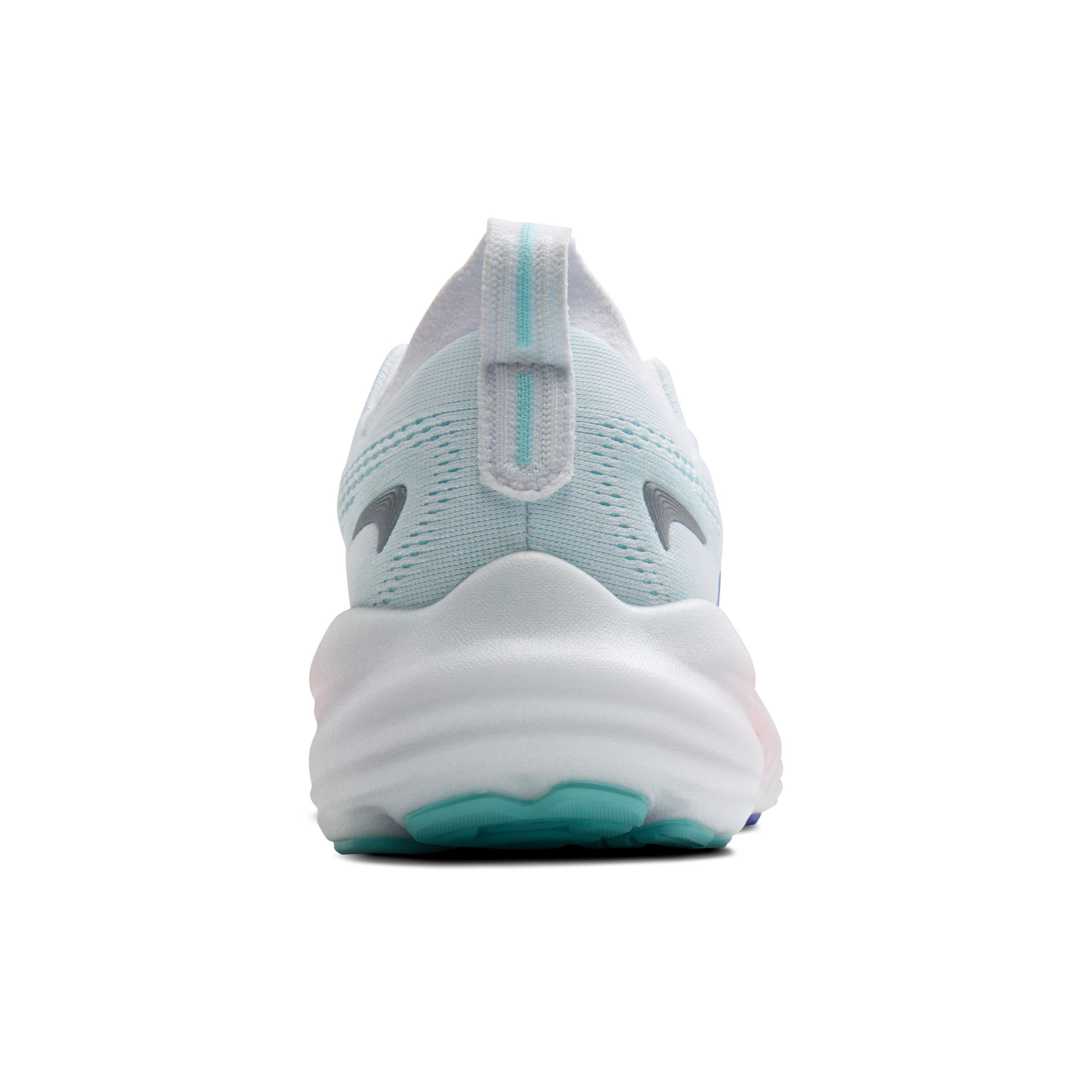 Brooks Glycerin 22 "White/Limpet Shell/Amparo Blue" Women's Wide Running Shoe - WHITE/LIMPET SHELL/BLUE Thumbnail View 6