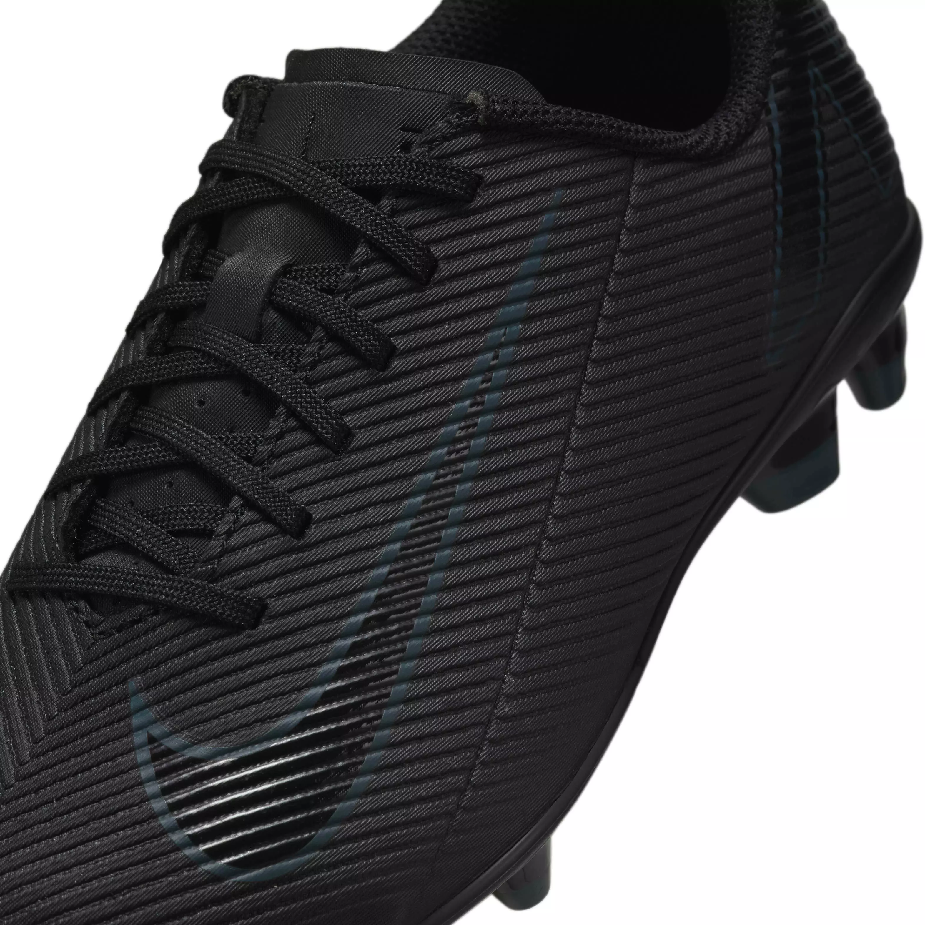 Nike Jr. Mercurial Vapor 16 Club MG "Black/Deep Jungle/Black" Grade School Kids' Soccer Cleat - BLACK/JUNGLE/BLACK