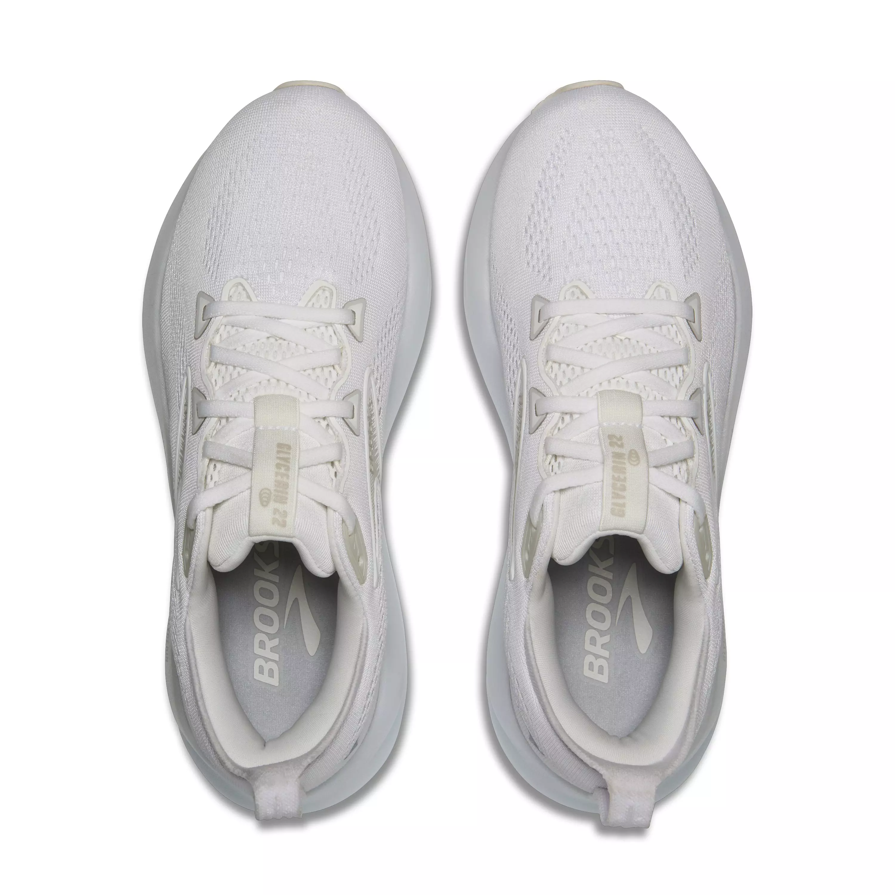 Brooks Glycerin 22 "White/White/Grey" Women's Running Shoe - WHITE/WHITE/GREY